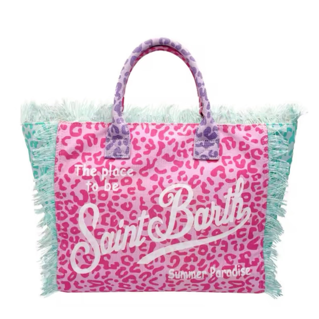 MC2 Saint Barth Borsa Leopard Rosa - Bikini D'amare Riccione