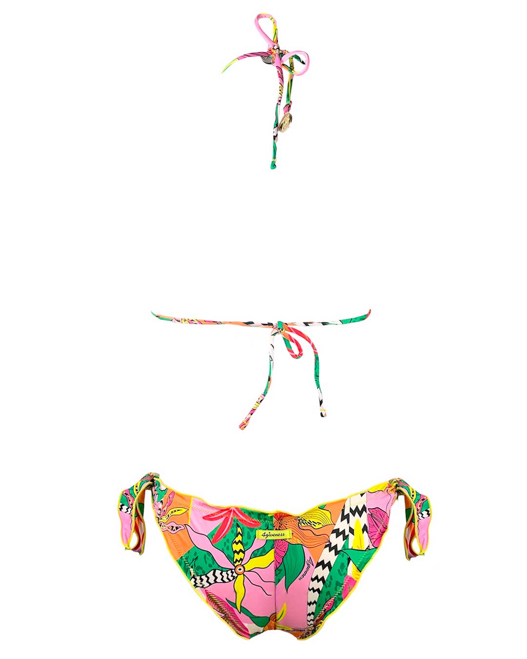 4giveness Bikini Triangolo Free Beach Flower