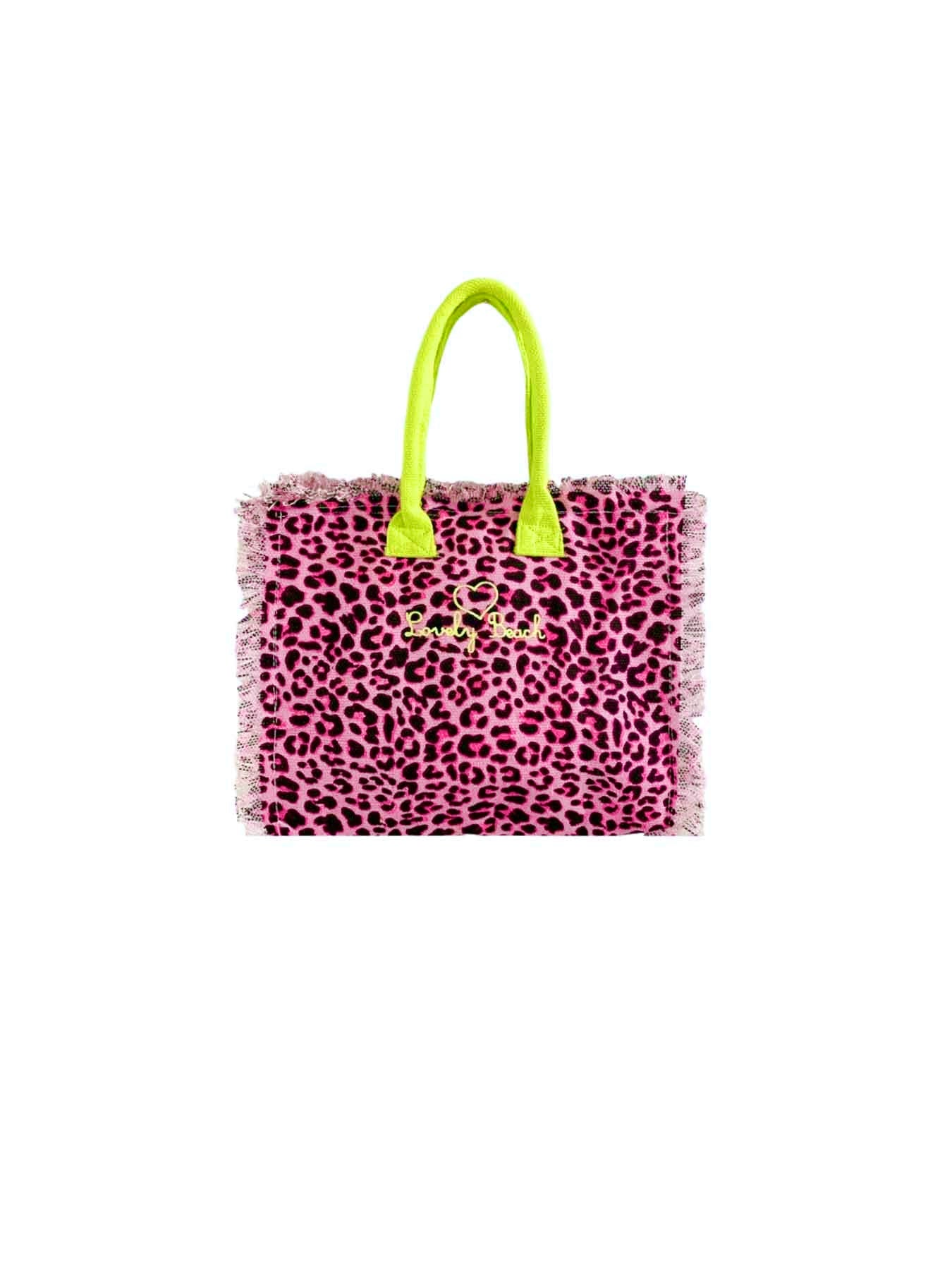 Lovely Beach Borsetta Mare Hand Bag Beach Girl New Leopard Lovely Beach