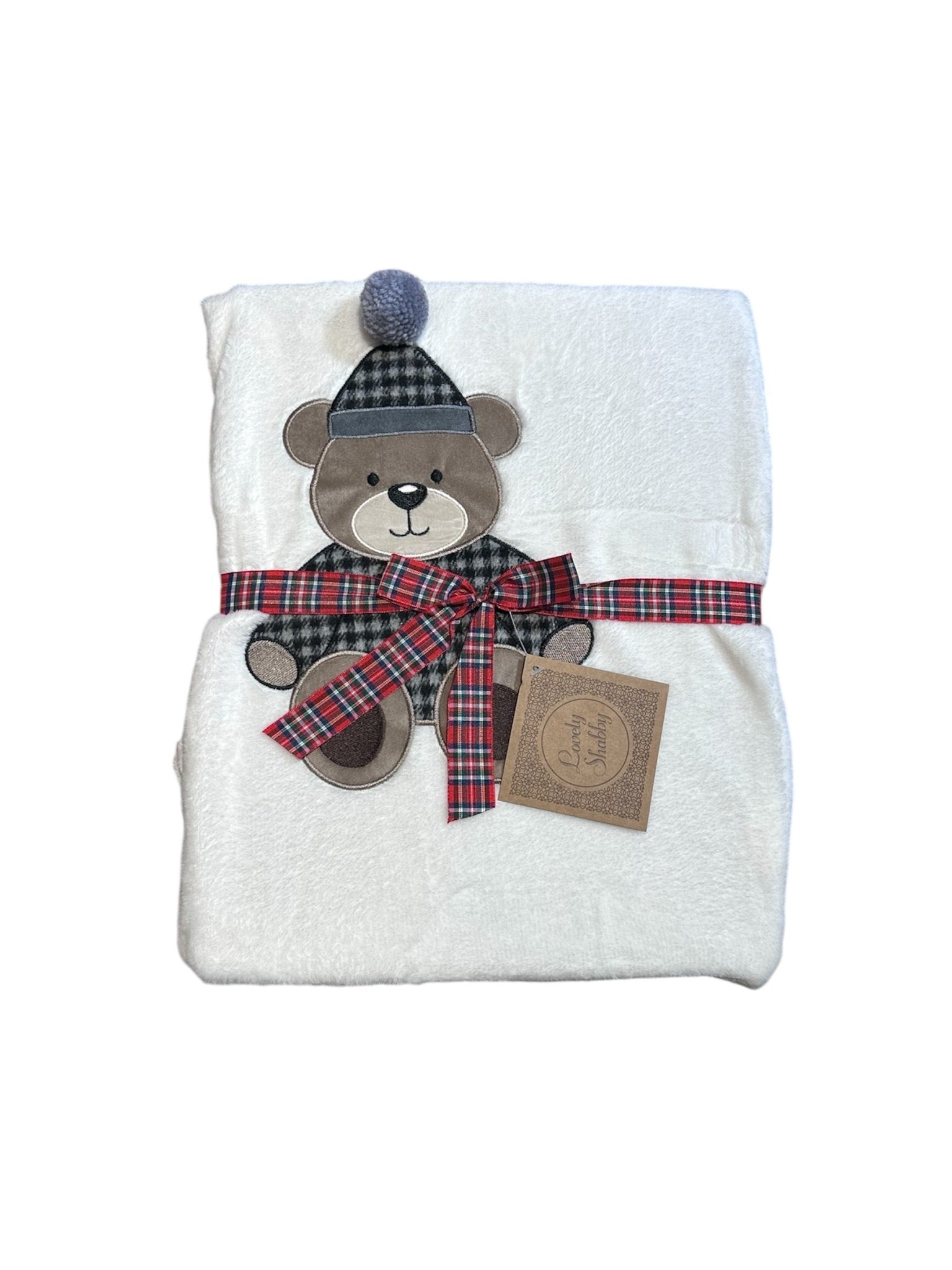 Lovely Shabby Plaid Teddy 130x160 cm Lovely Shabby