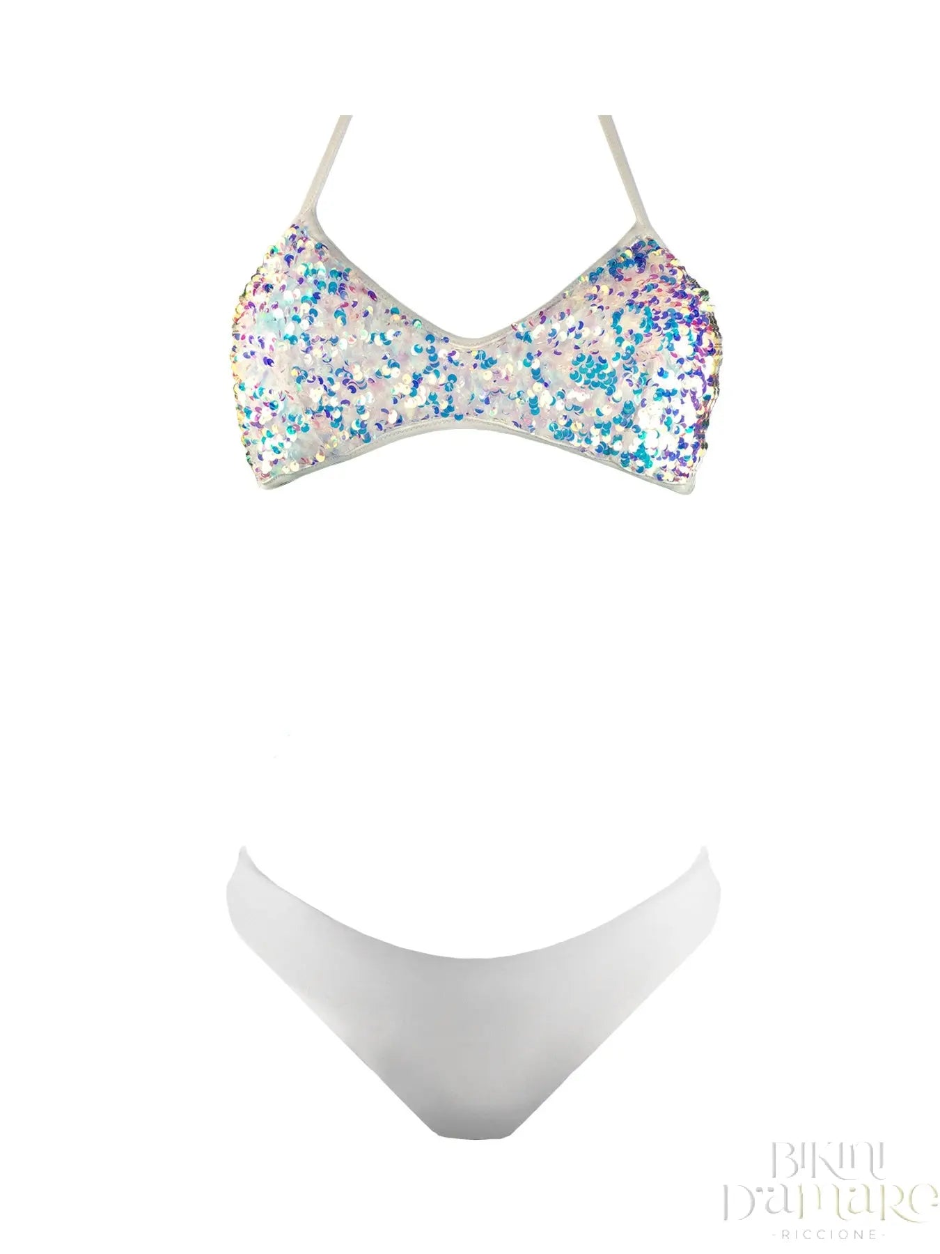 Bikini Brassiere Paillettes Arcobaleno - Bikini D'amare Riccione