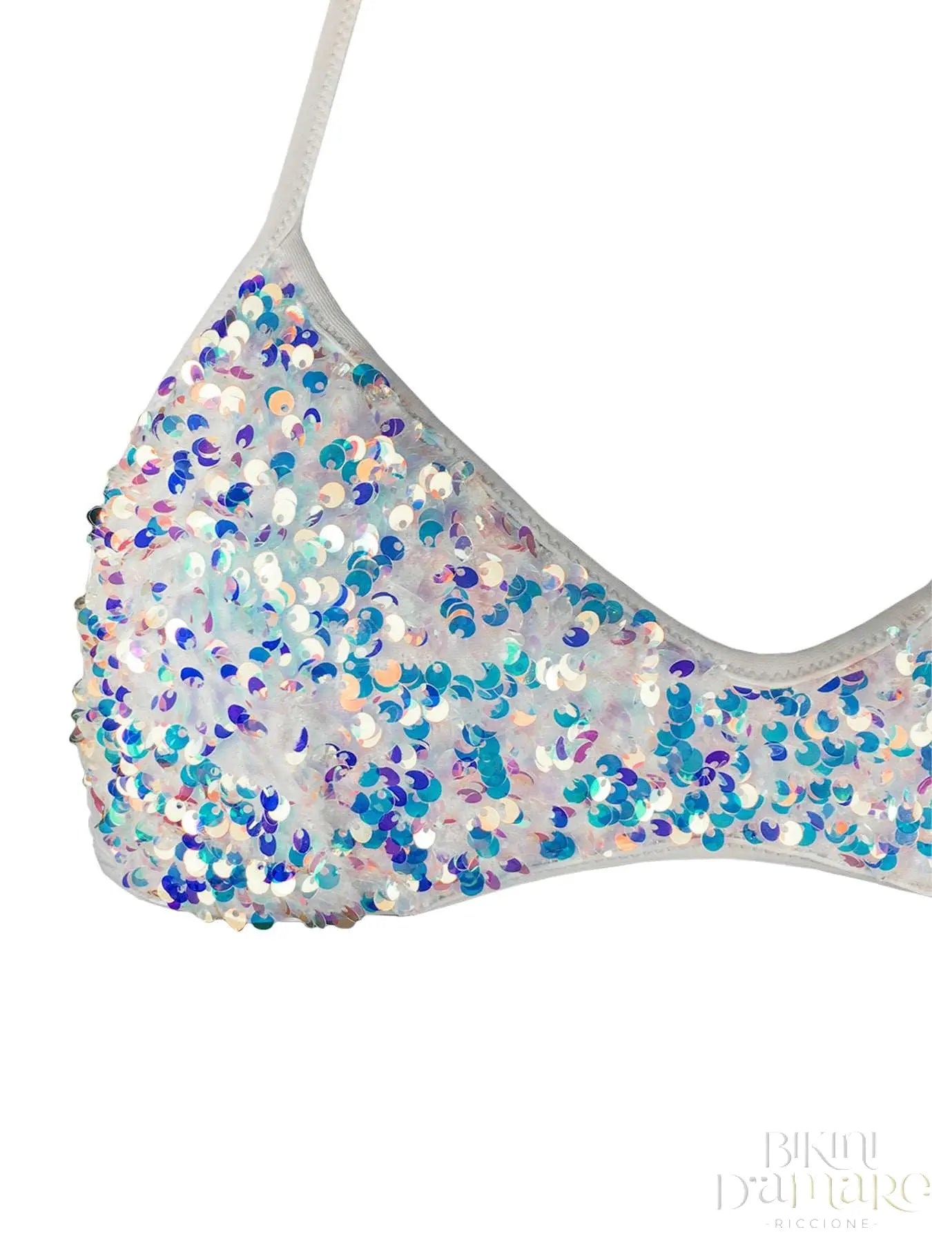 Bikini Brassiere Paillettes Arcobaleno