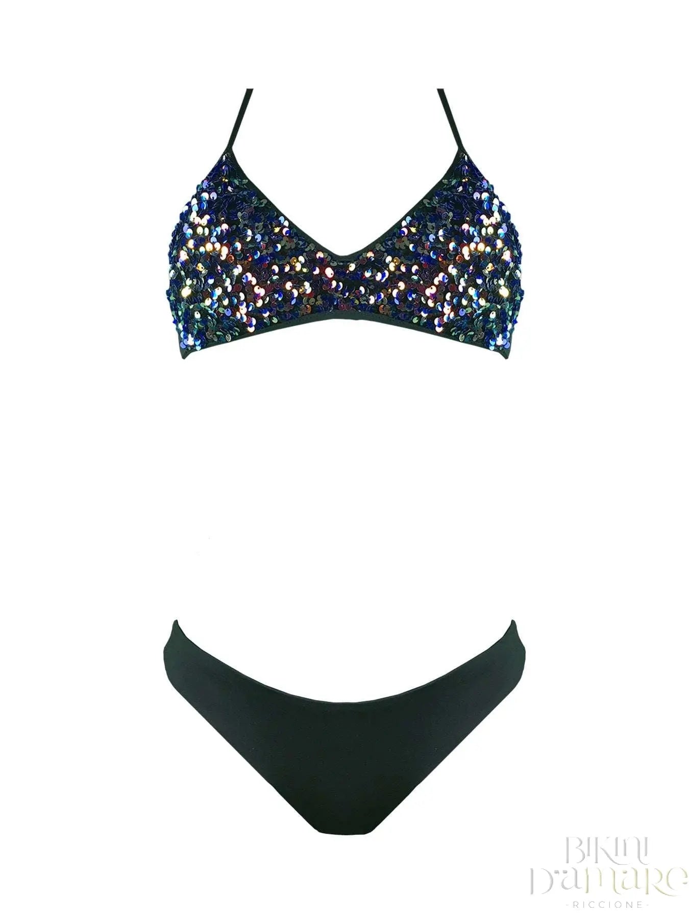 Bikini Brassiere Paillettes Arcobaleno