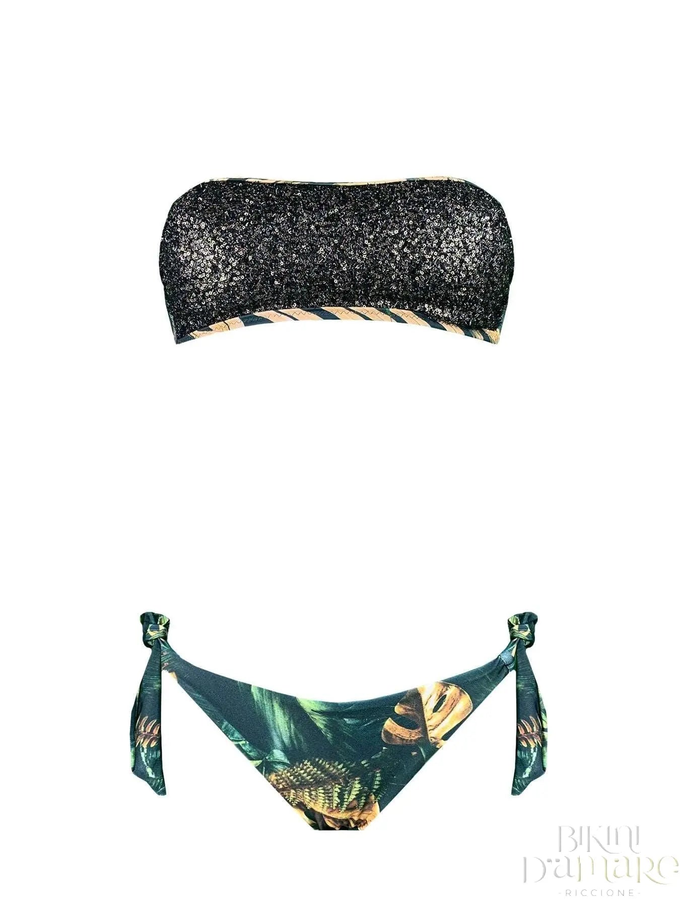 Bikini Fascia Paillettes Jungle