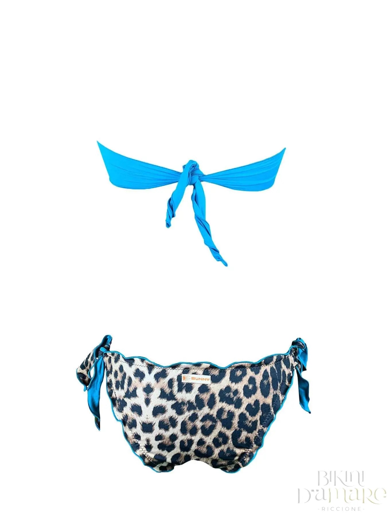 Bikini Fascia Paillettes Stella Turchese