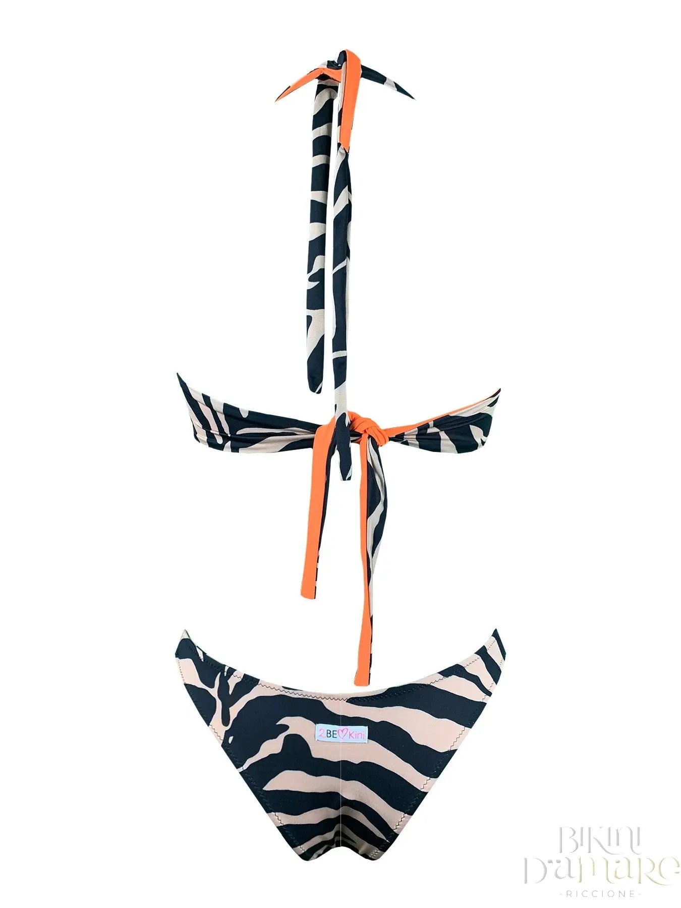 Bikini Ferretto KC Zebra Brown 2Bekini - Bikini D'amare Riccione