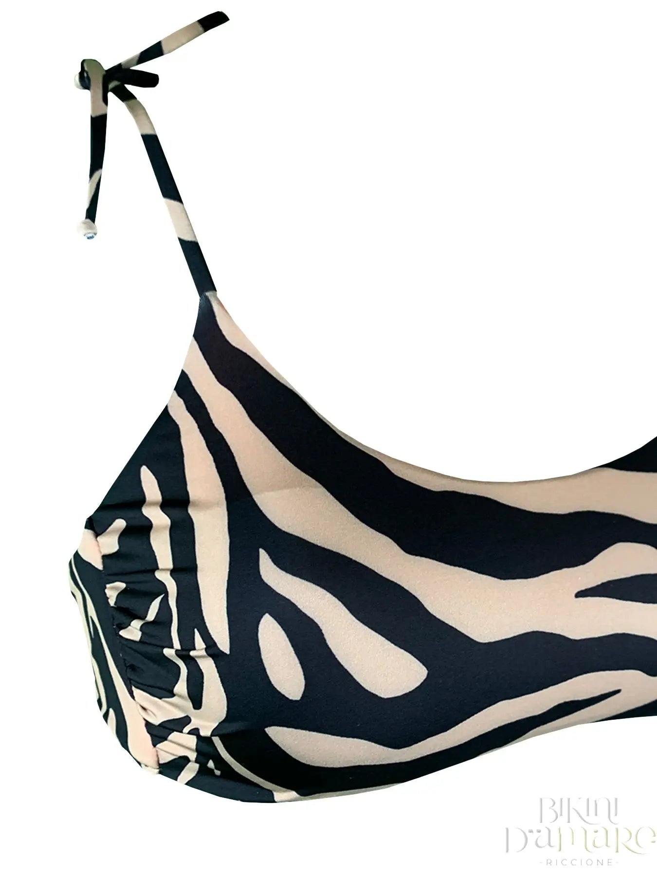 Bikini Top Zebra Brown 2Bekini - Bikini D'amare Riccione