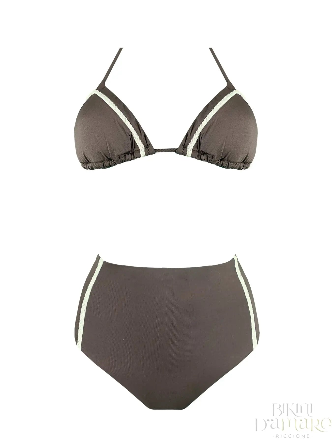 Bikini Triangolo Braid Vita Alta - Bikini D'amare Riccione