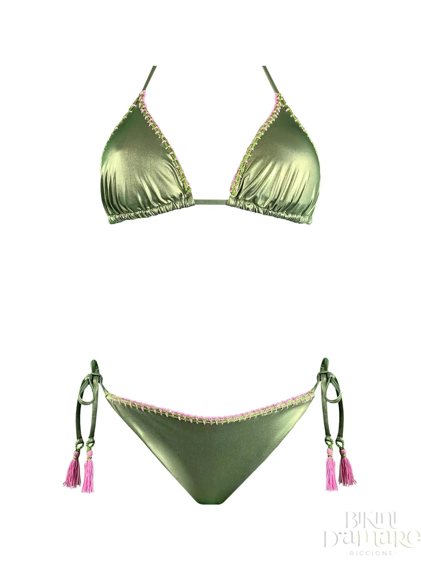 Bikini Triangolo Lamina Uncinetto Maluma Genius - Bikini D'amare Riccione