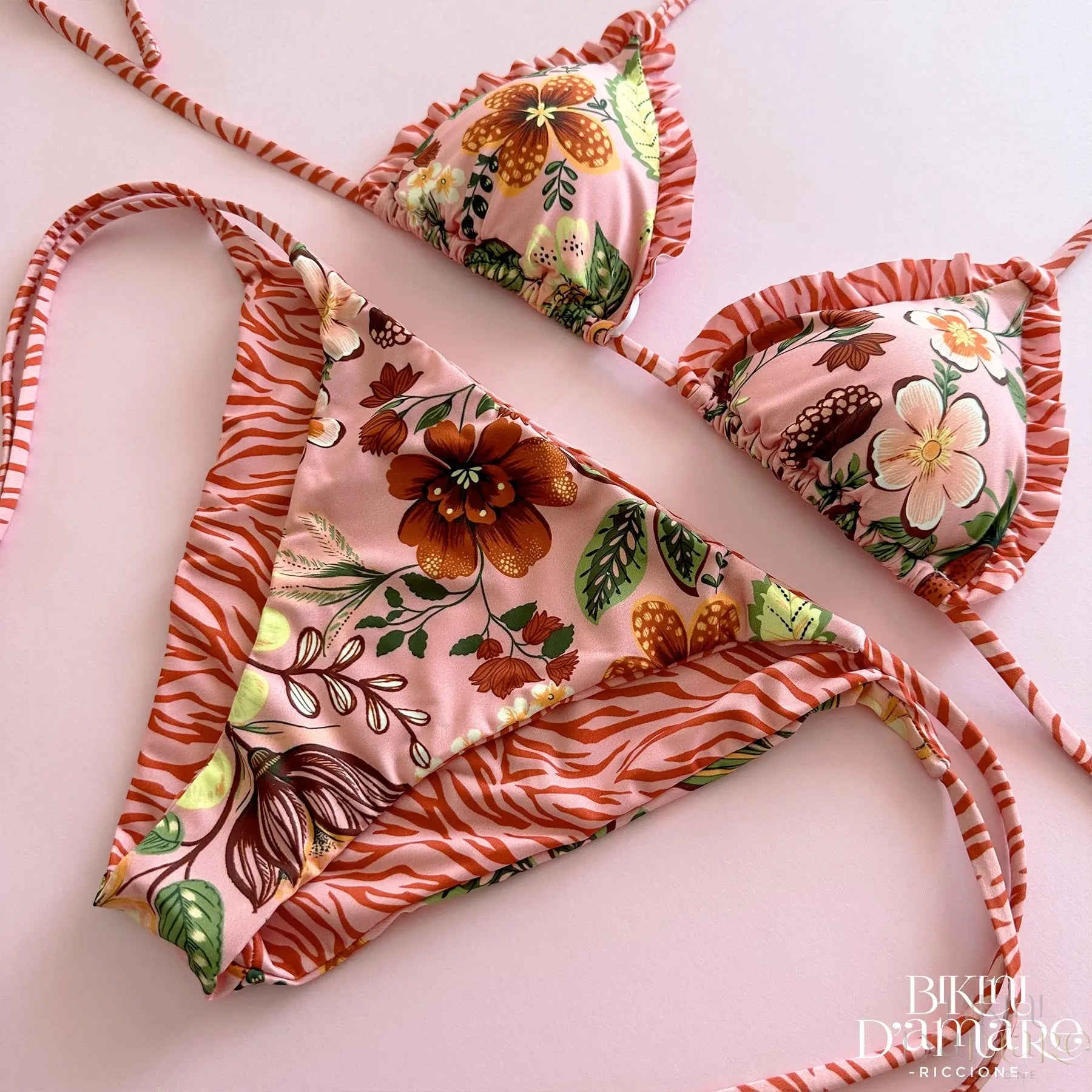 Bikini Triangolo Maluma Rosa Genius - Bikini D'amare Riccione