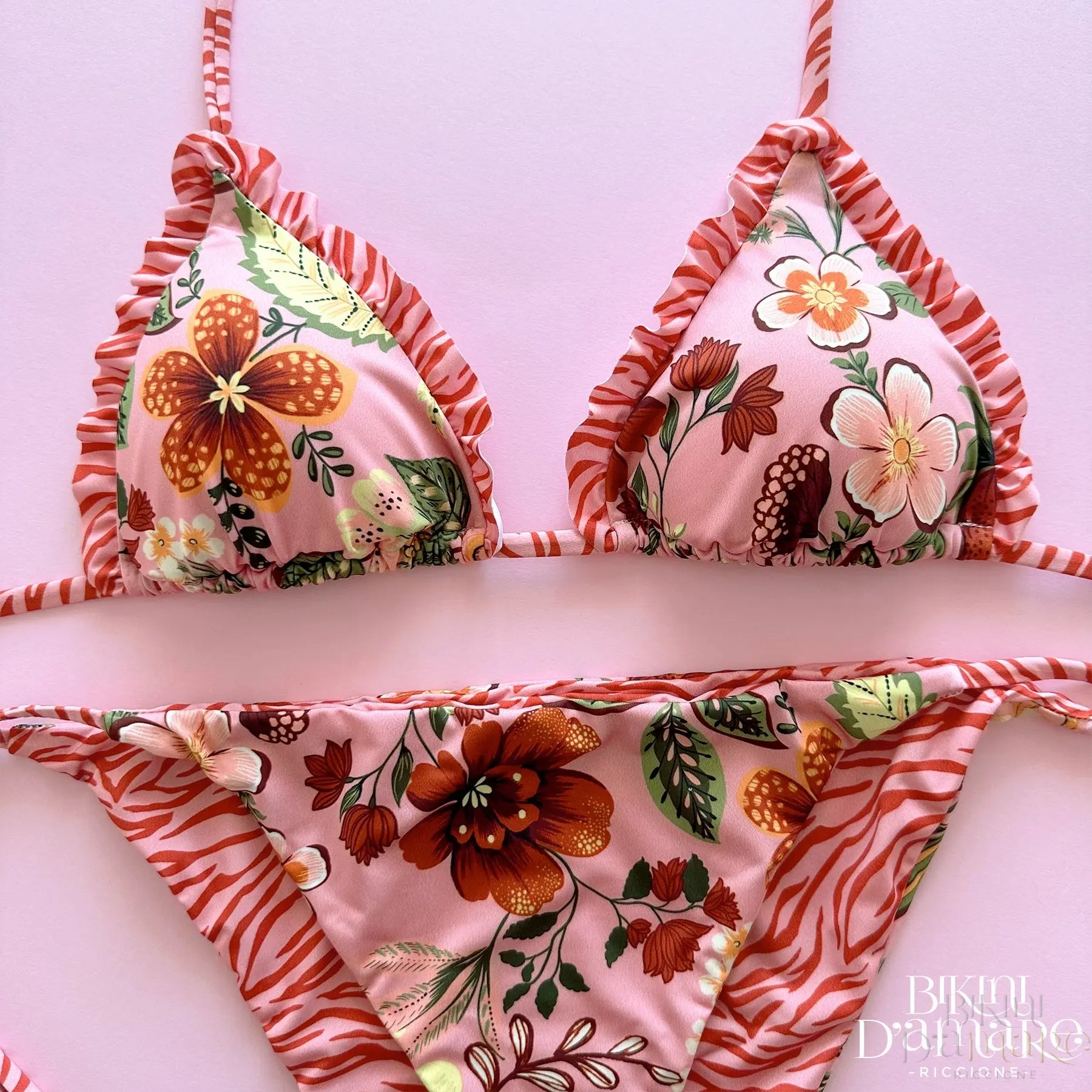 Bikini Triangolo Maluma Rosa Genius - Bikini D'amare Riccione