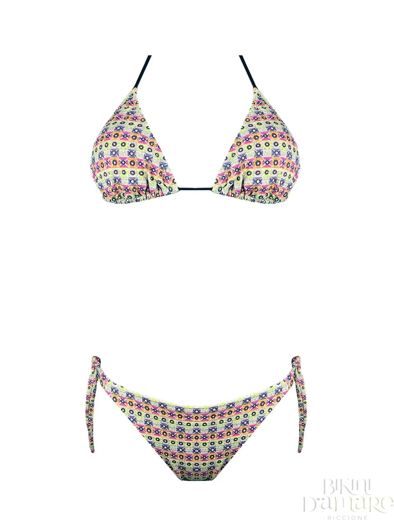 Bikini Triangolo Optical con Lamina Genius - Bikini D'amare Riccione