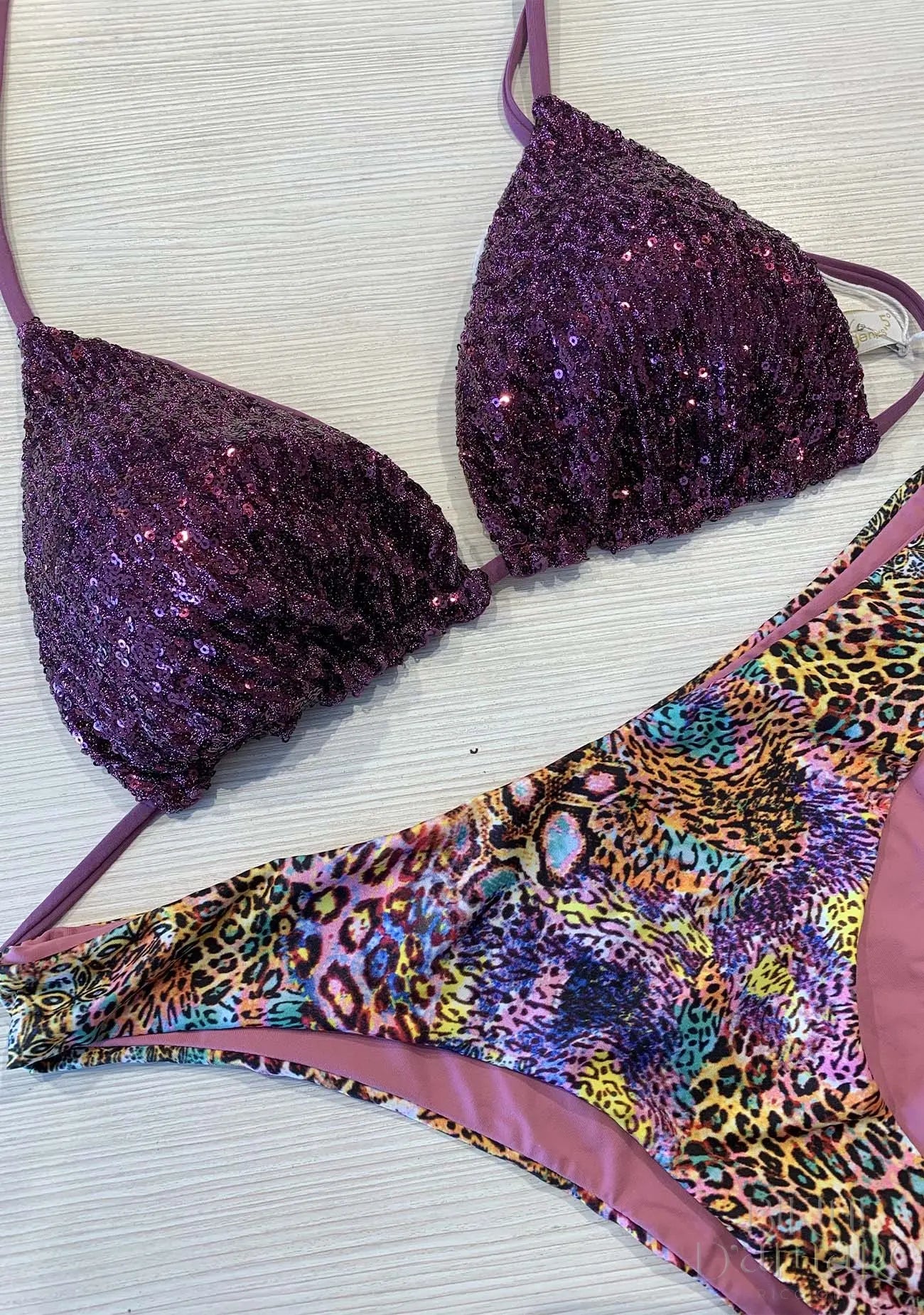 Bikini Triangolo Paillettes Dubai Genius - Bikini D'amare Riccione