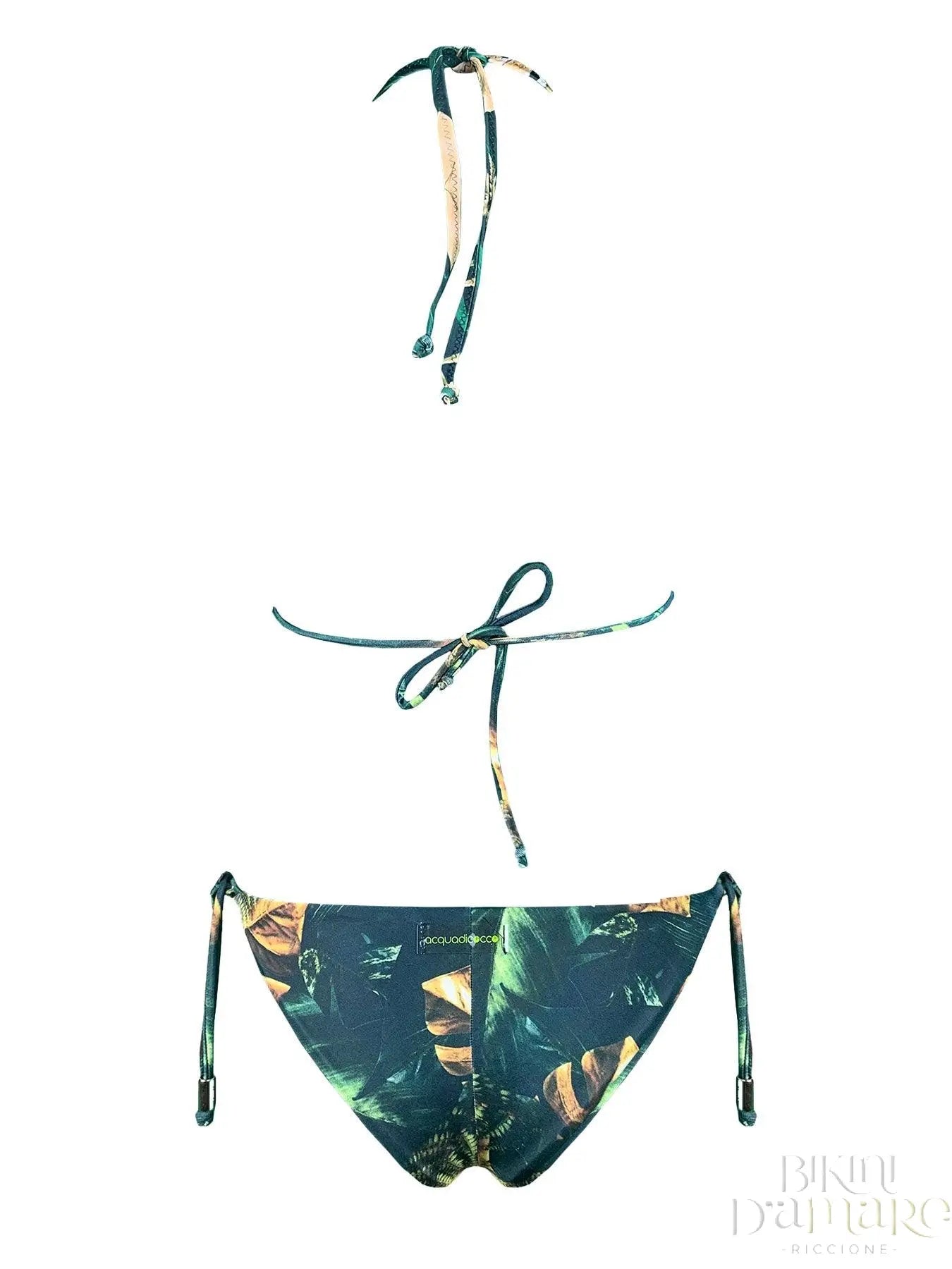 Bikini Triangolo Paillettes Jungle - Bikini D'amare Riccione