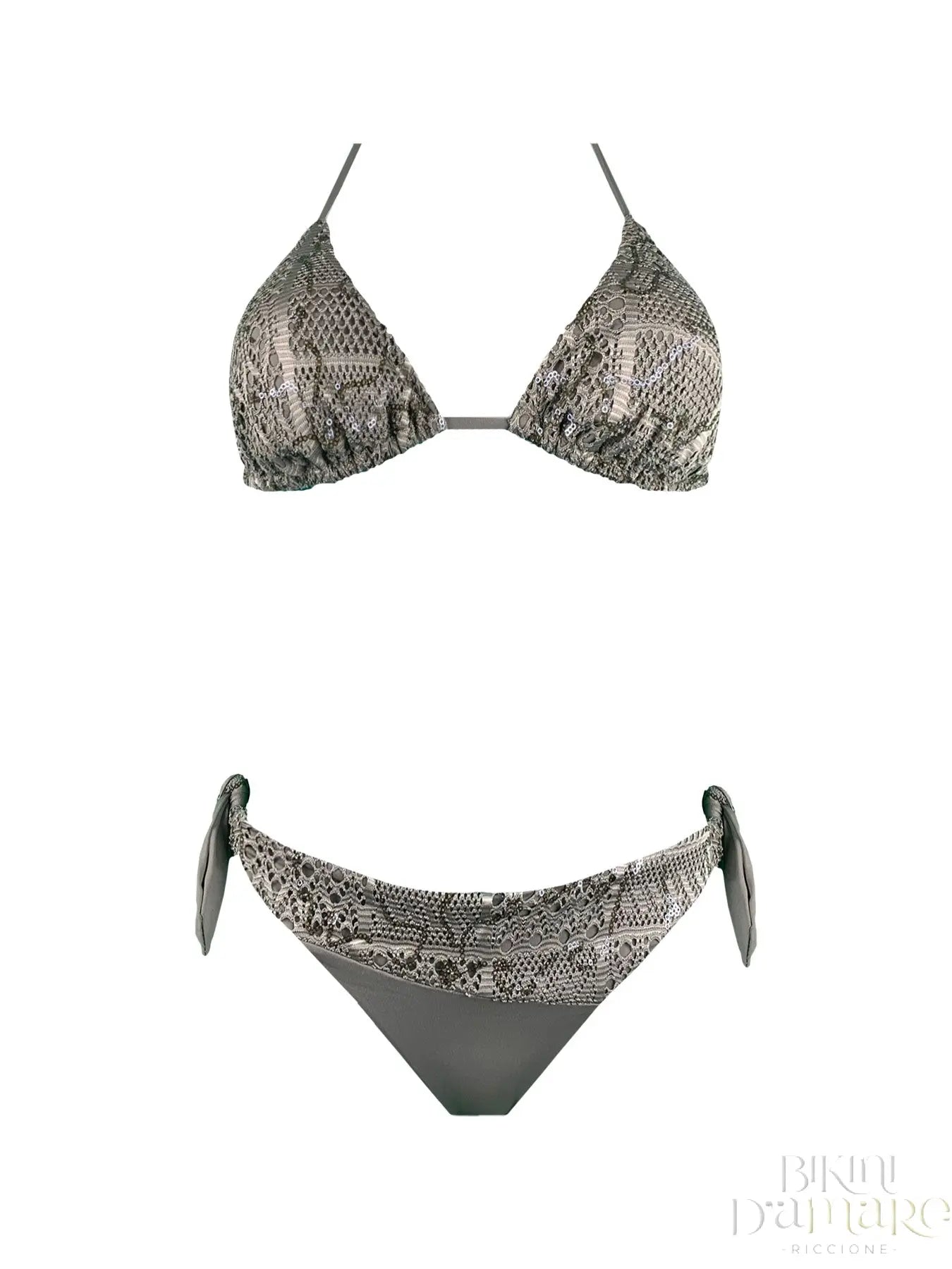 Bikini Triangolo Sharm Paillettes 2Bekini - Bikini D'amare Riccione