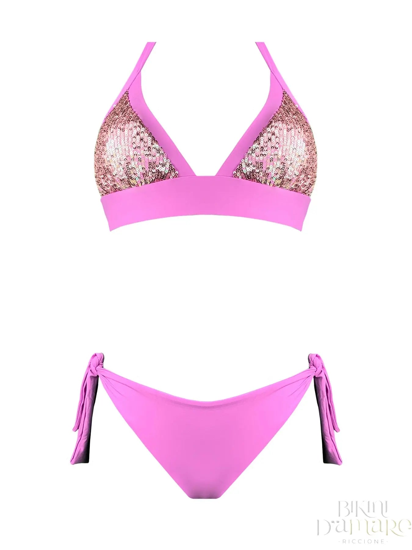 Bikini Triangolo Vela Paillettes Genius - Bikini D'amare Riccione