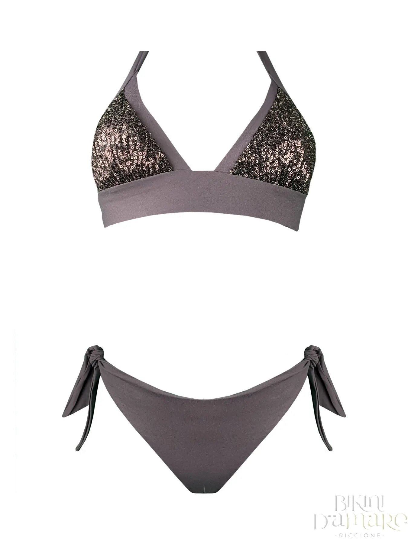 Bikini Triangolo Vela Paillettes Genius - Bikini D'amare Riccione