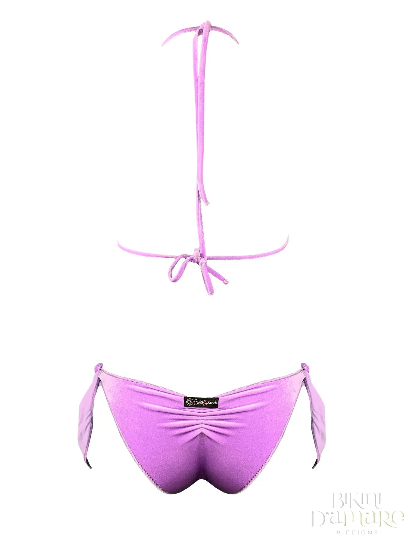 Bikini Triangolo Velluto Pastello - Bikini D'amare Riccione