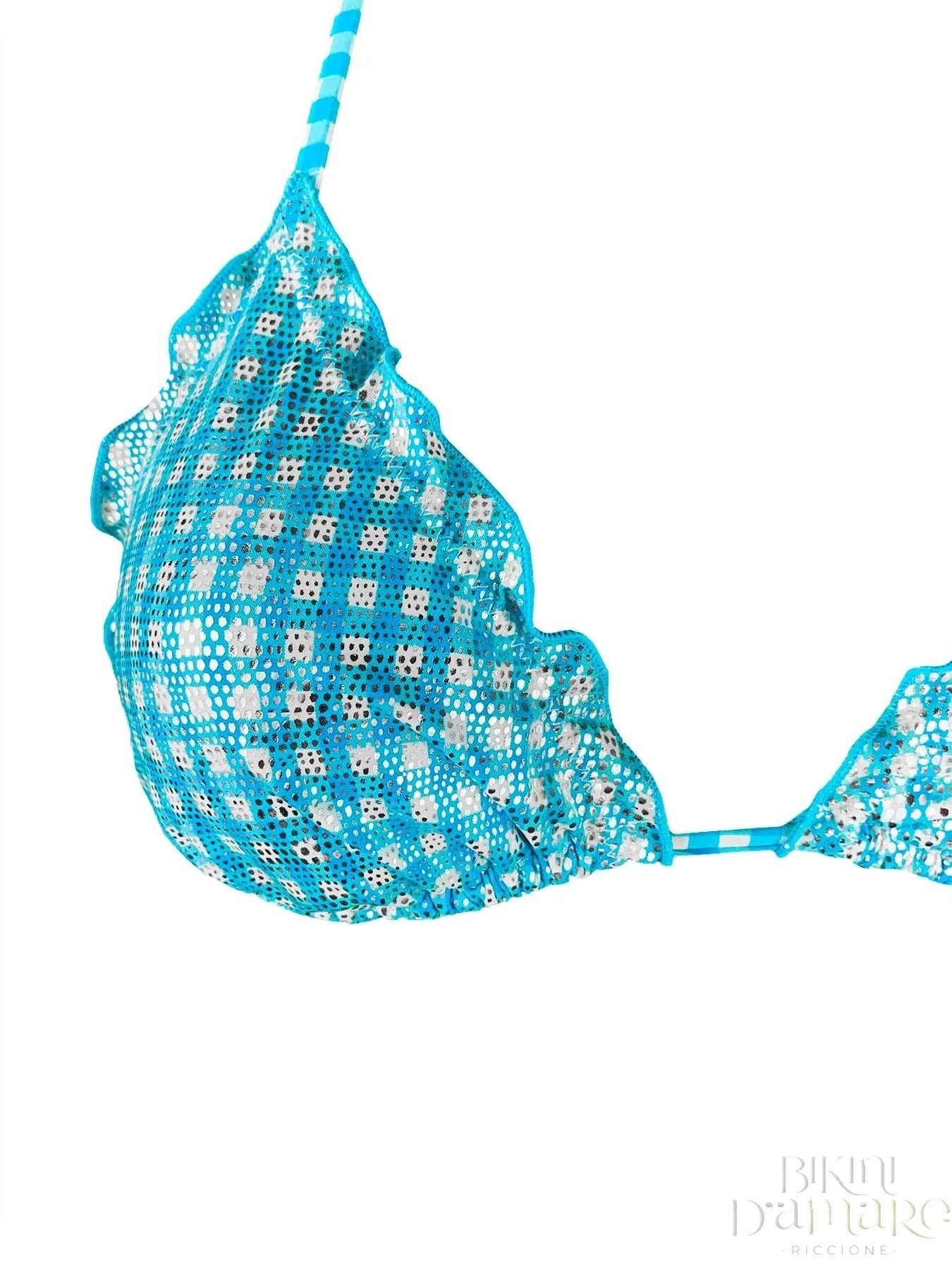 Bikini Triangolo Vichy E Jeans Genius - Bikini D'amare Riccione