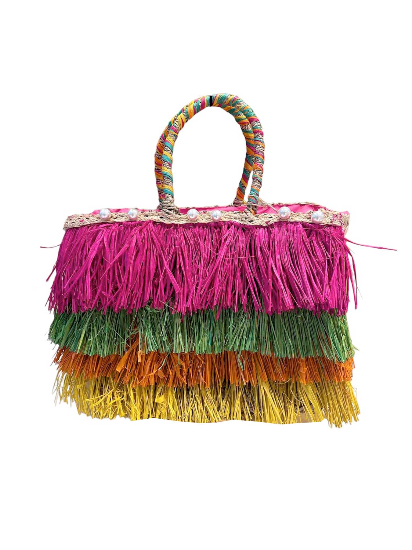 Borsa Mare di Paglia Carioca Bikini D'amare