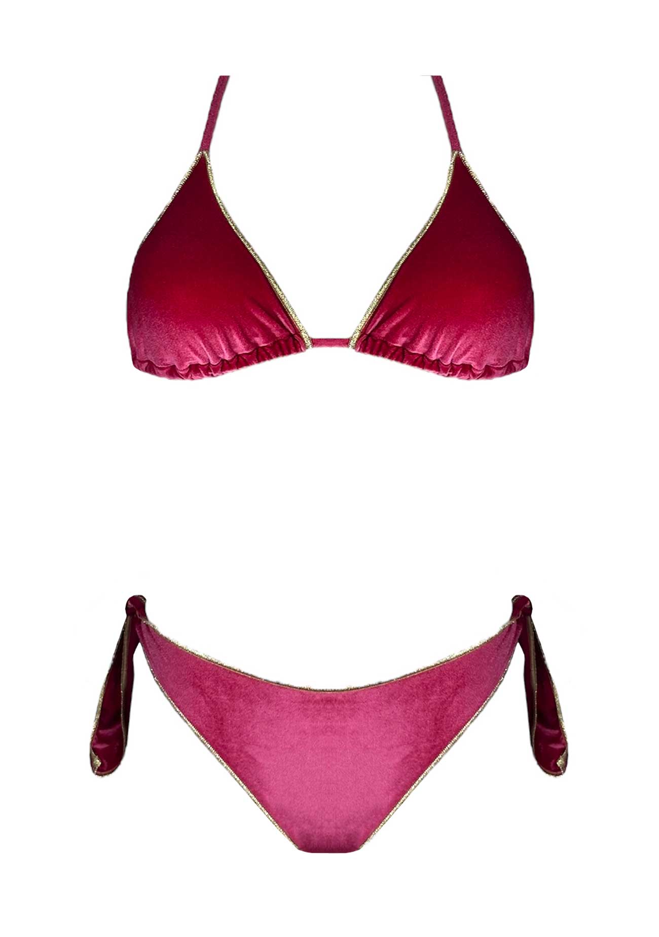 Coals Beach Bikini Triangolo Velluto Dama - Bikini D'amare Riccione