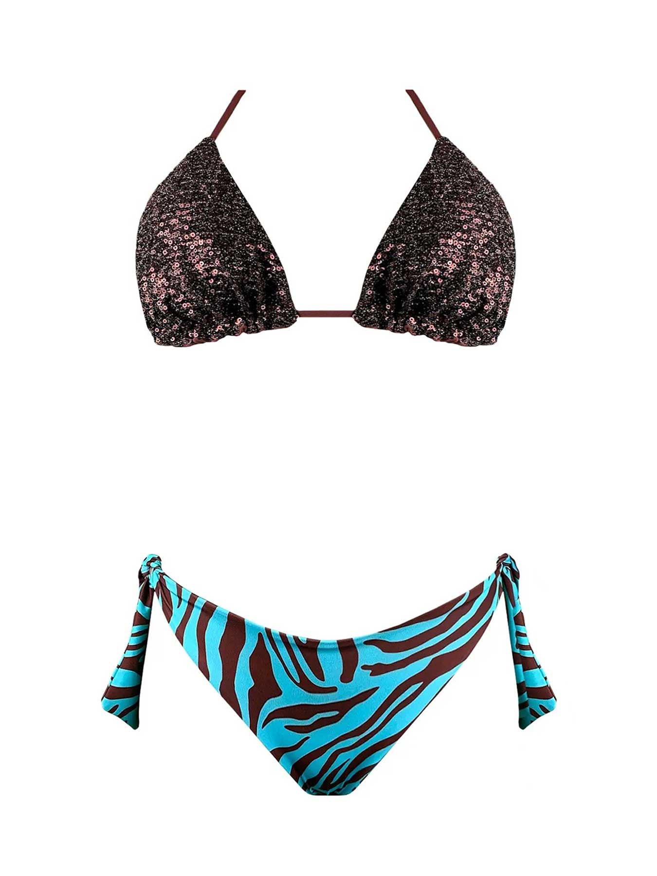 Genius Bikini Triangolo Paillettes Kenia