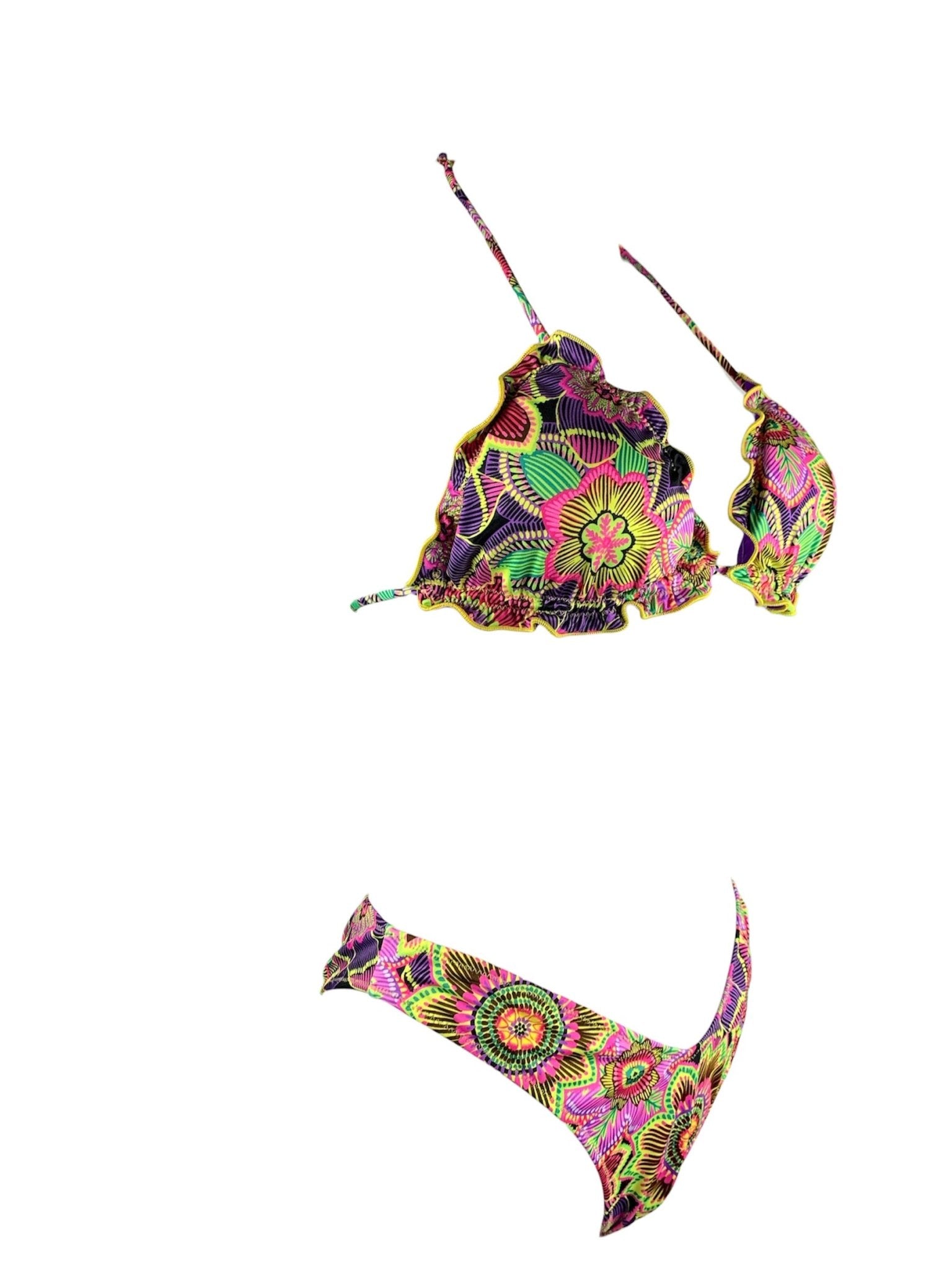 4giveness Bikini Triangolo Tropical Bouquet Slip V