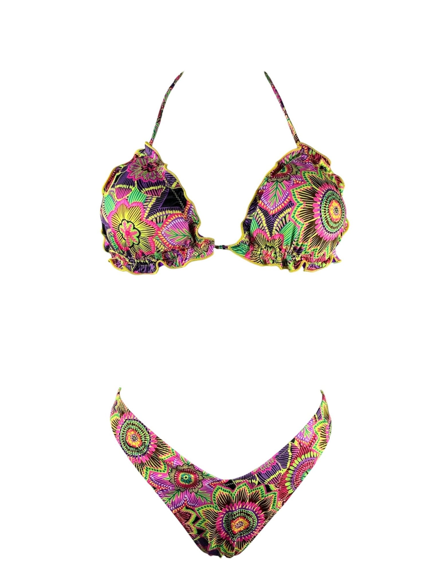 4giveness Bikini Triangolo Tropical Bouquet Slip V