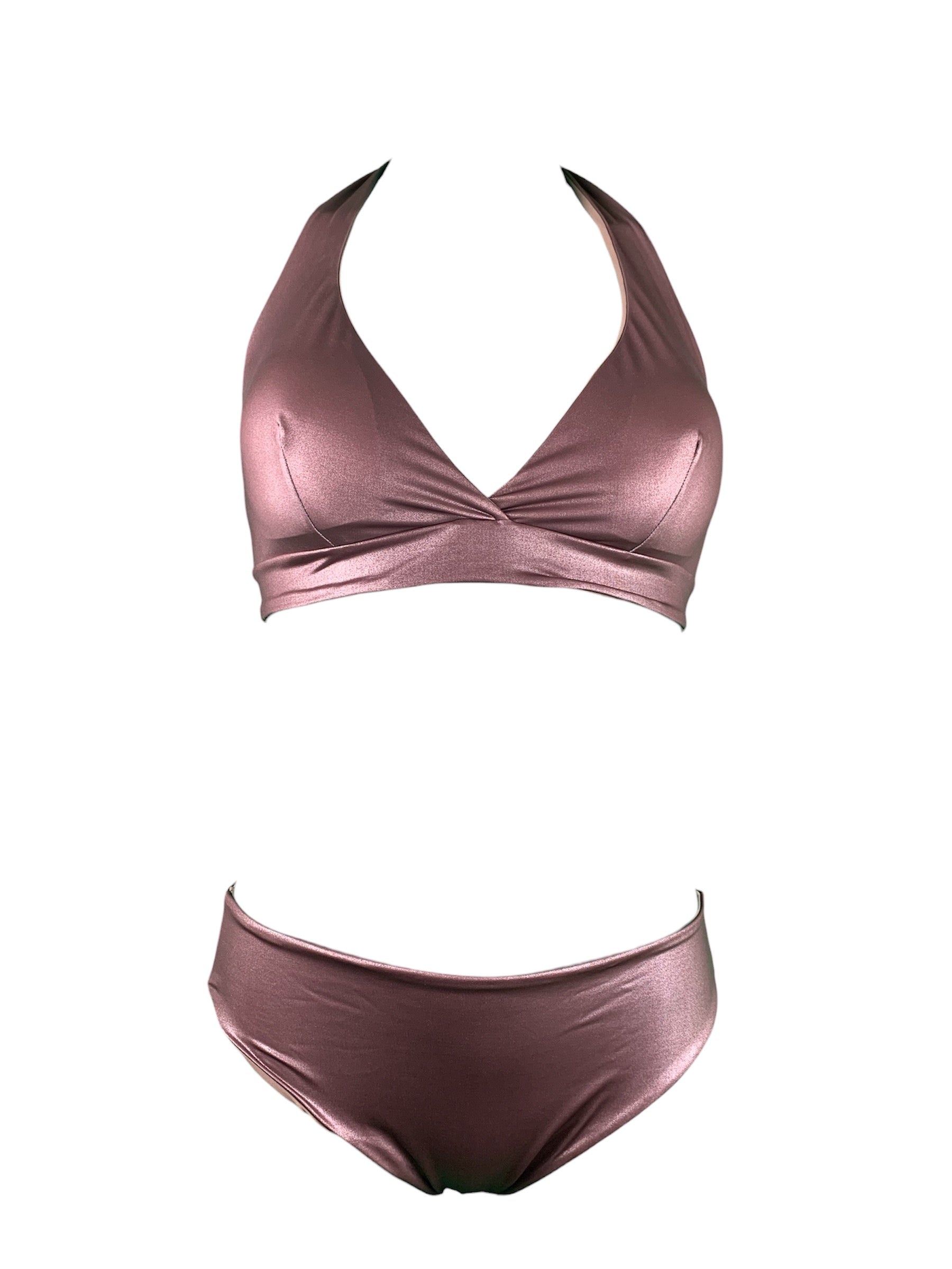 Bikini Triangolone Lucido Contatti Beachwear