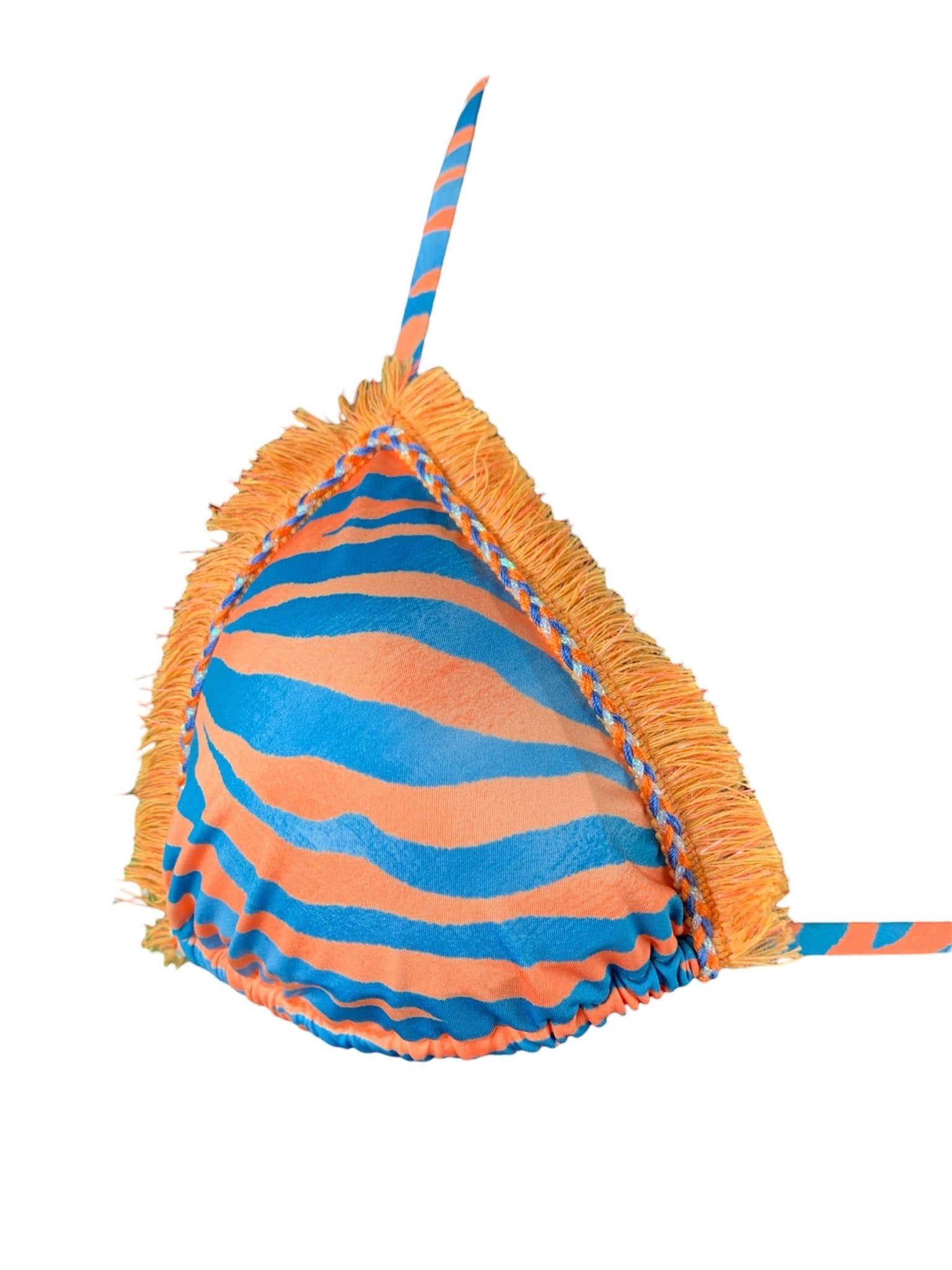 Genius Bikini Triangolo Madagascar Blu Arancio Genius Beachwear