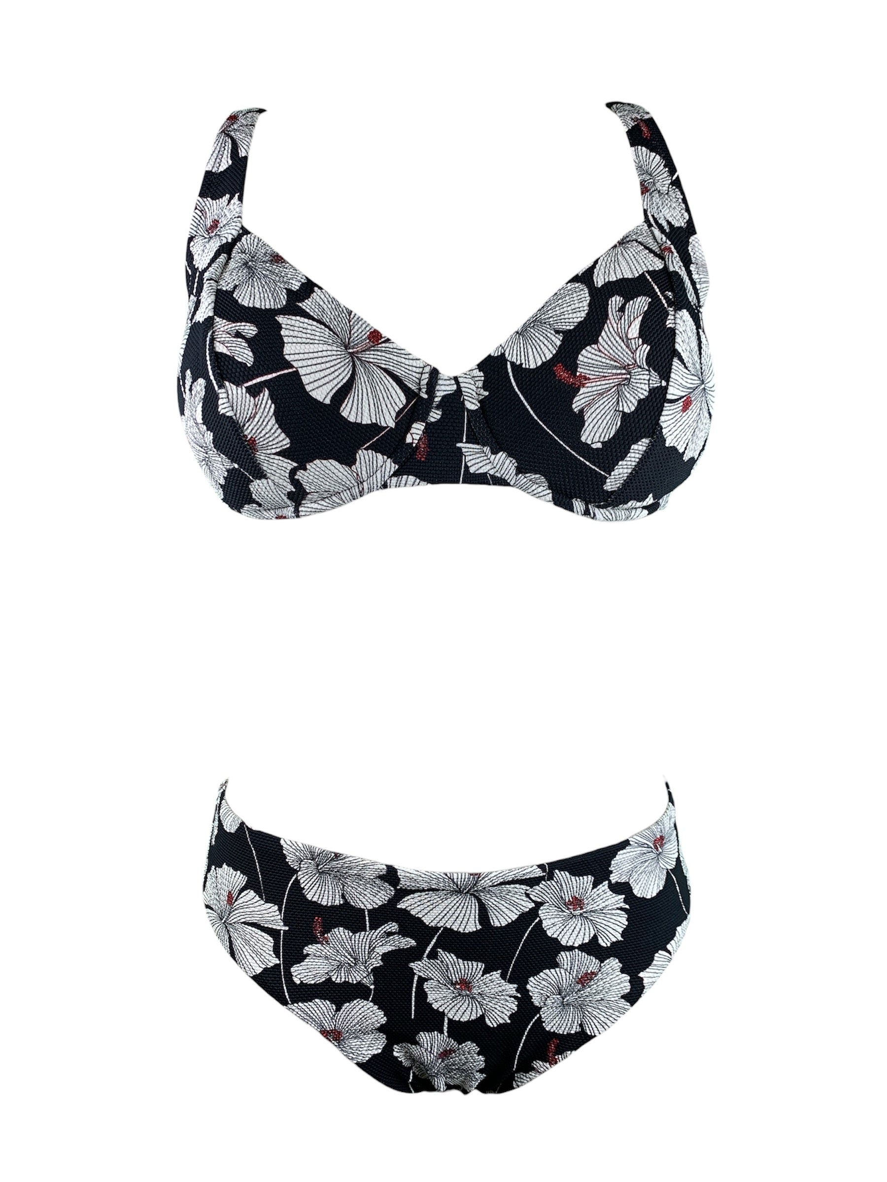 Bikini Ferretto KD Pique’ Fiori Marette Beachwear