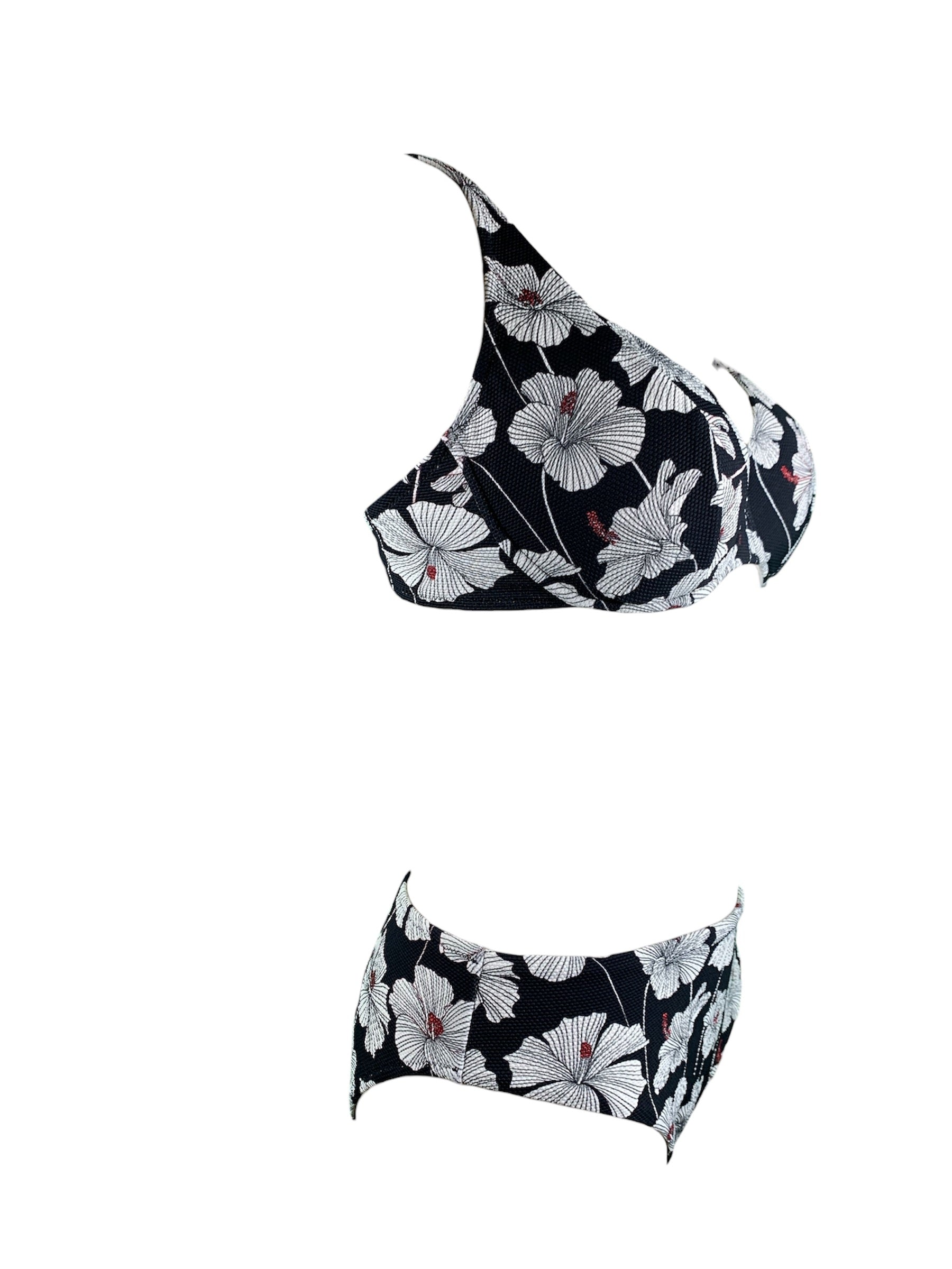 Bikini Ferretto KD Pique’ Fiori Marette Beachwear