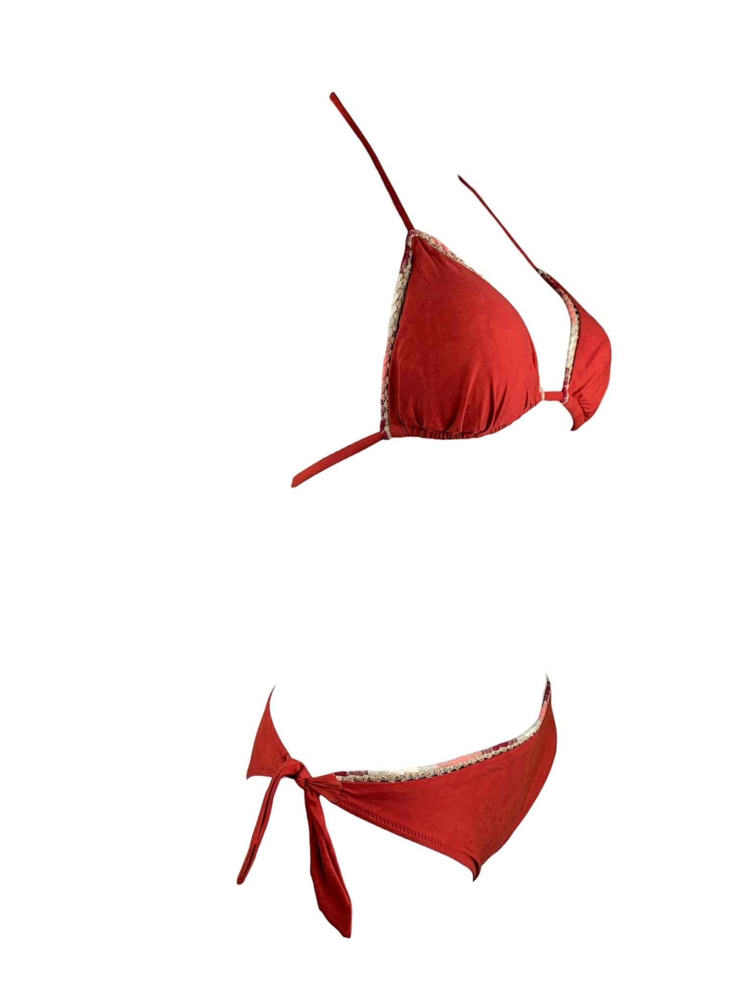 Bikini Triangolo Passamaneria Arancio Genius Beachwear