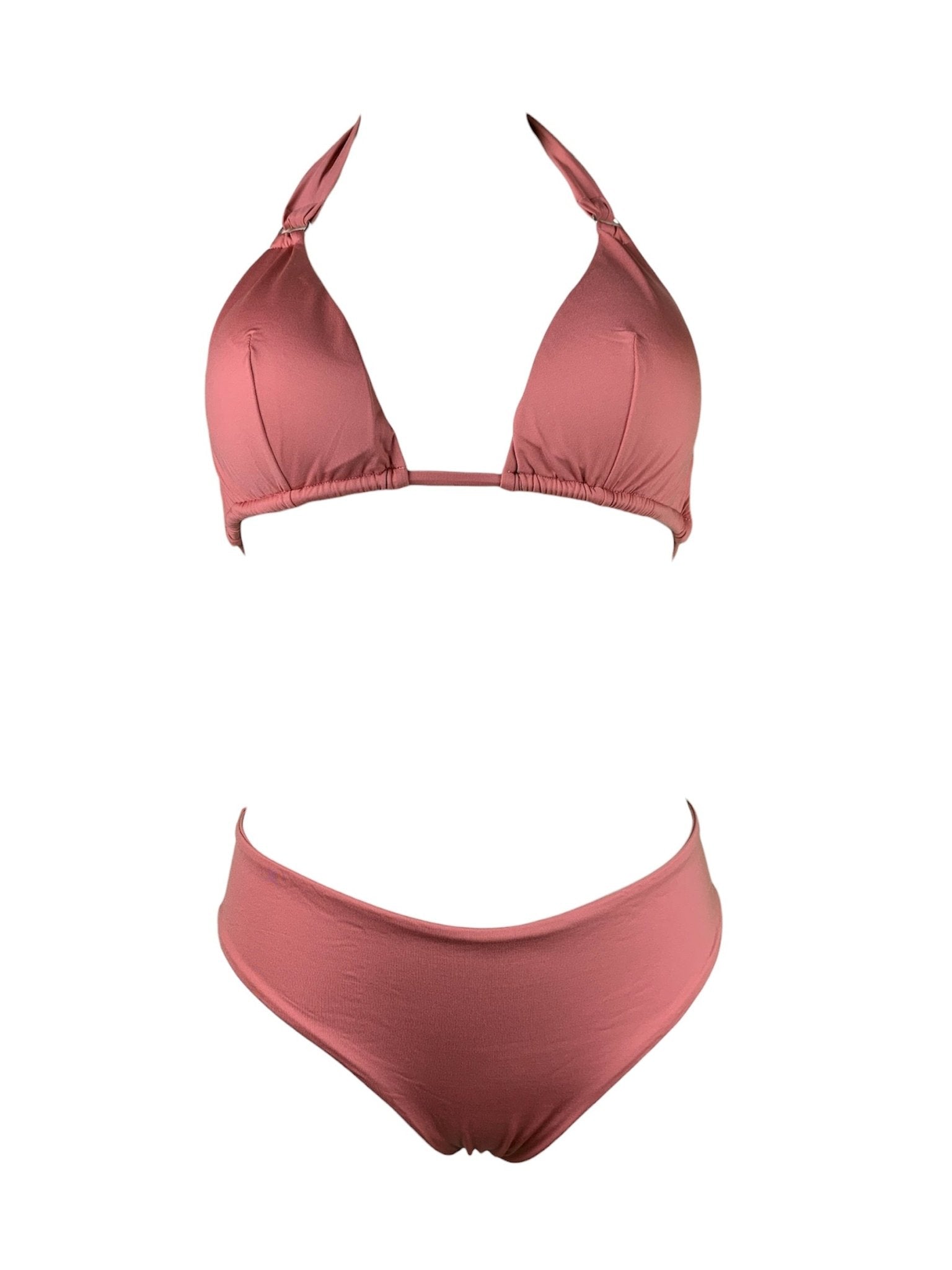 Marette Bikini Triangolo Anello Rosa