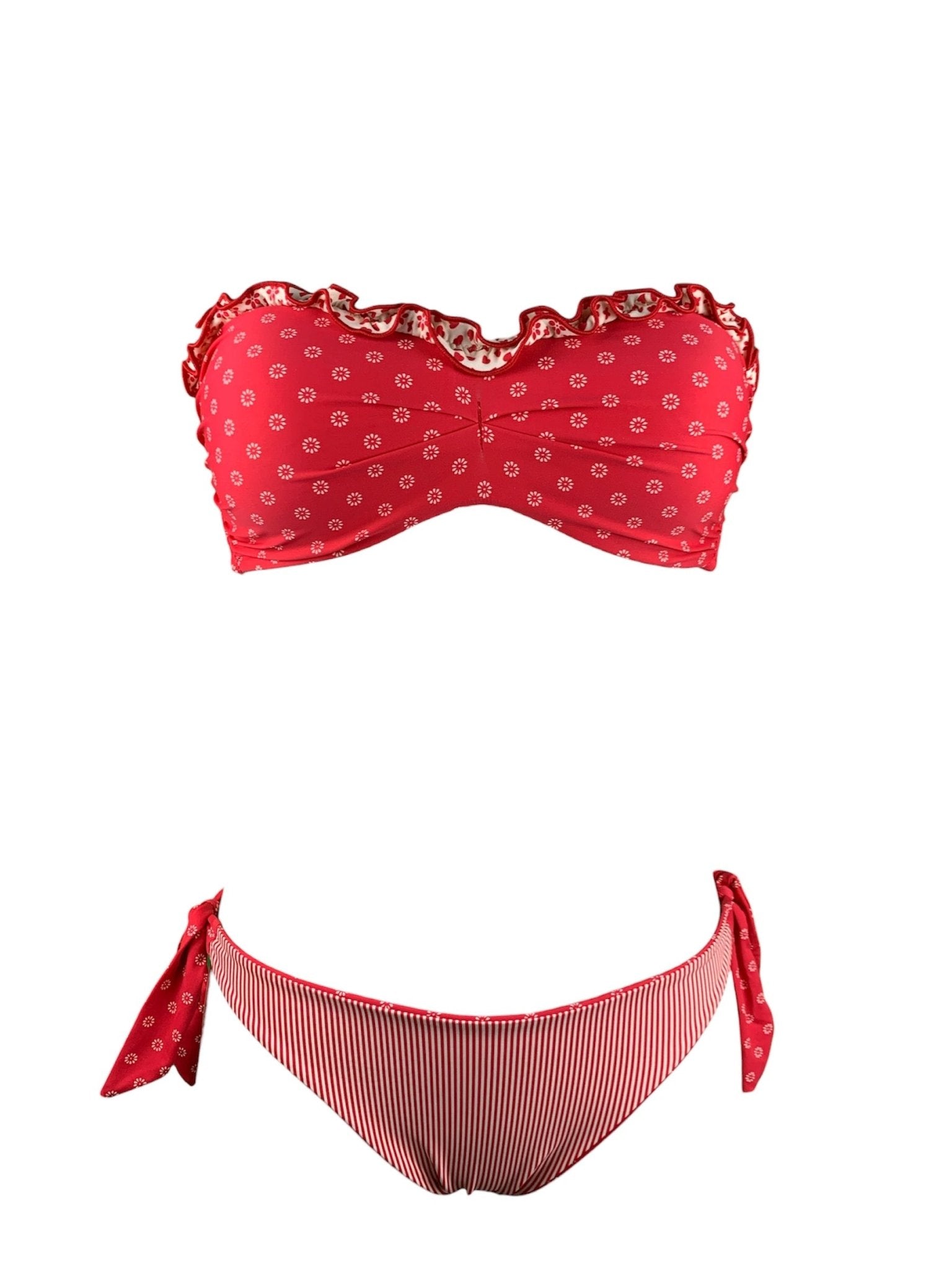 Bikini Fascia Fantasia Rouches Contatti