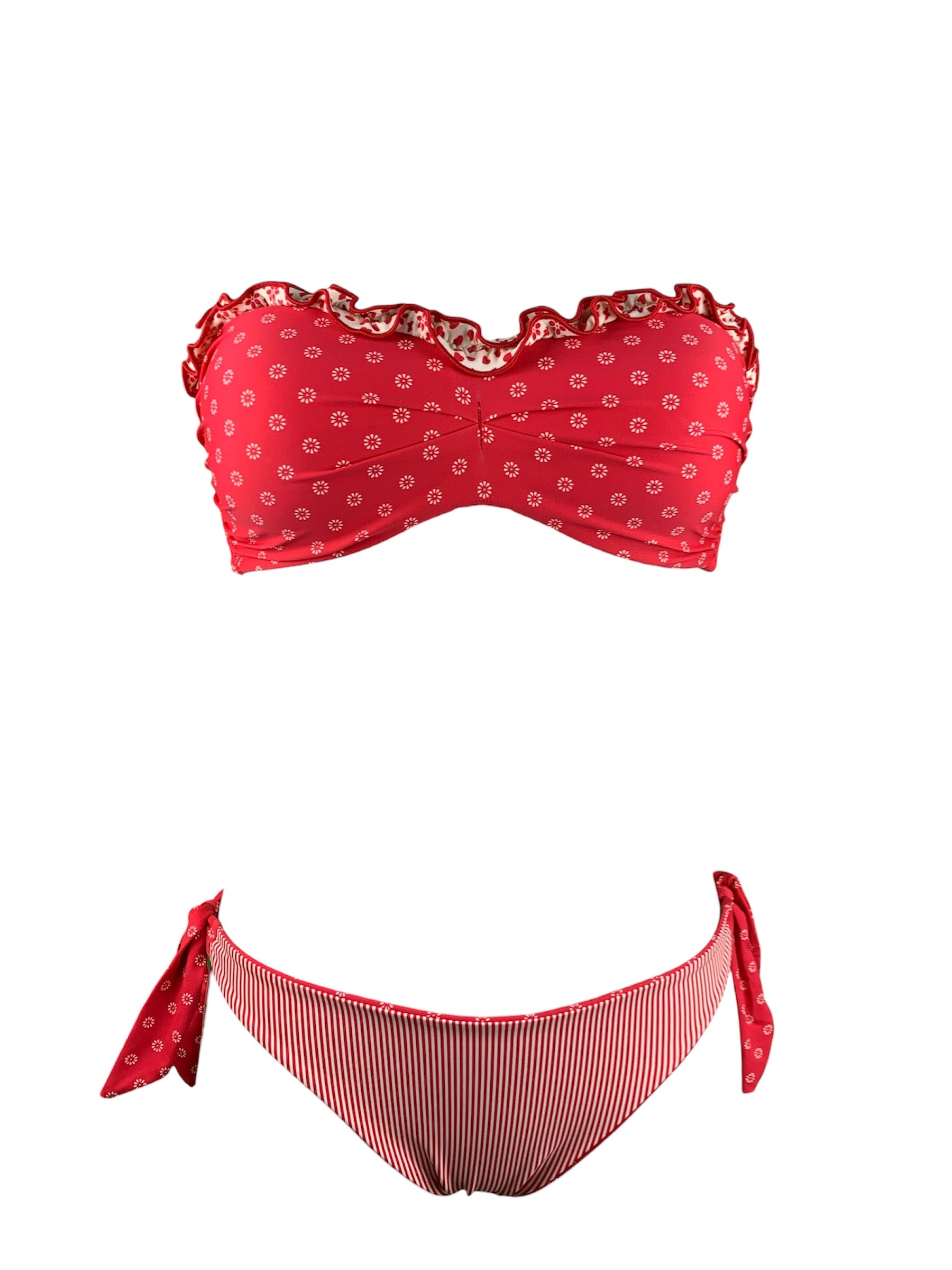 Bikini Fascia Fantasia Rouches Contatti