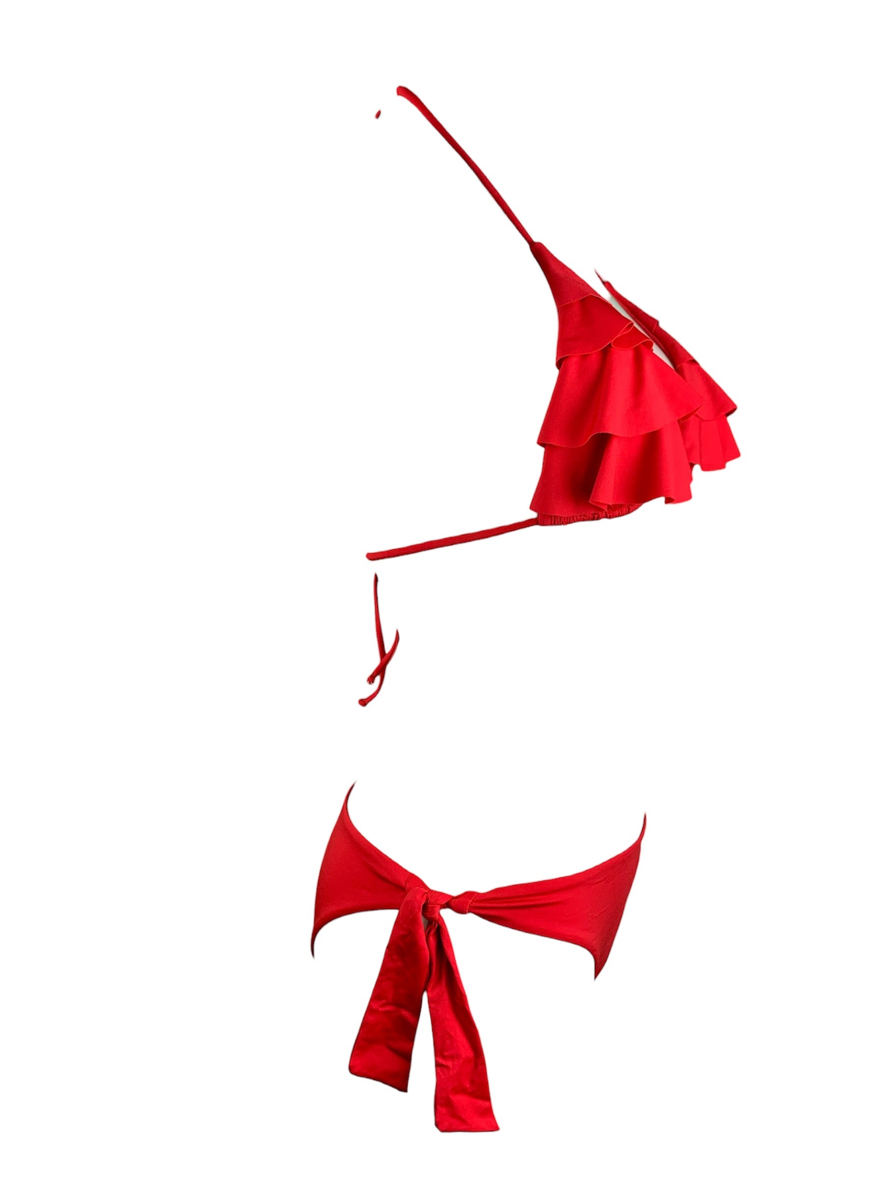 Marette Bikini Triangolo Balze Marette Beachwear