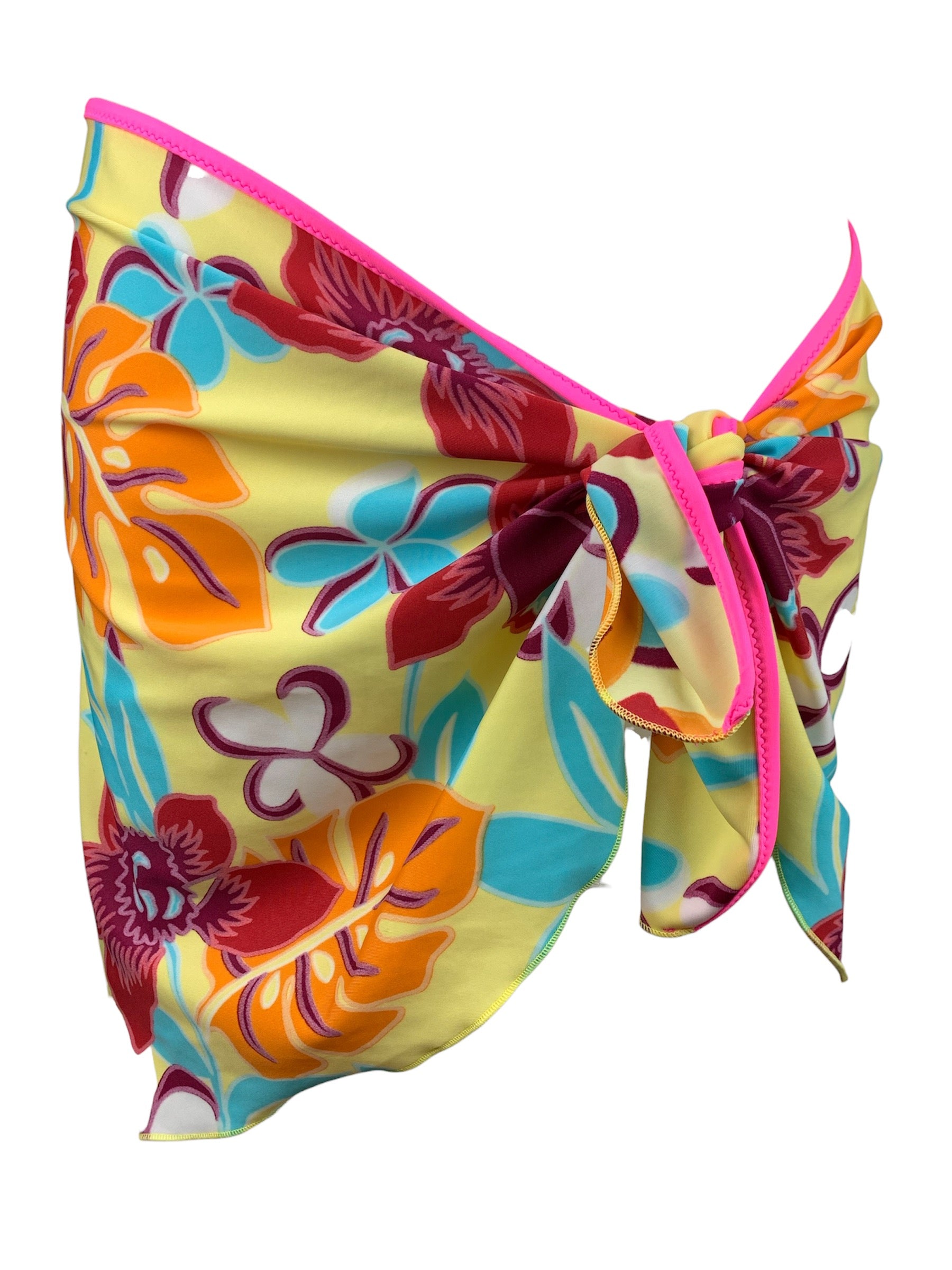 Coals Beach Pareo Lycra Fantasia Fiori