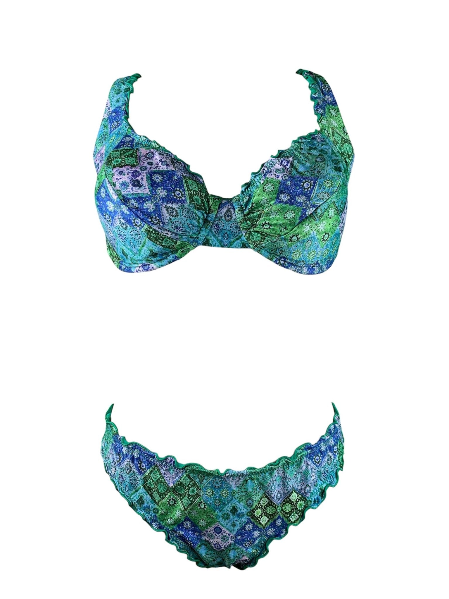 Bikini Ferretto KD patchwork Contatti Beachwear