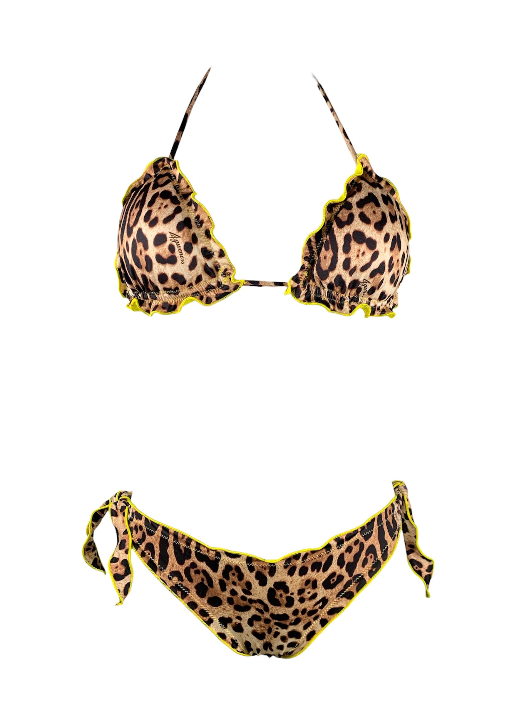 4giveness Bikini Triangolo Free Beach Leopard 4giveness