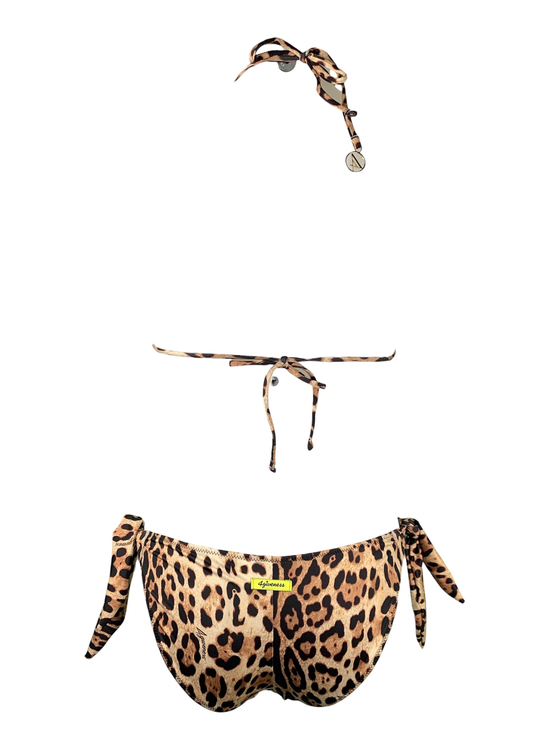 4giveness Bikini Triangolo Real  Leopard 4giveness