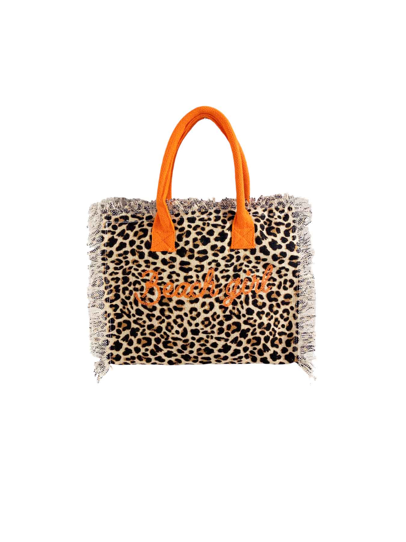 Set Beach Girl New Leopard Borsa Media - Telo Mare - Borsetta Handbag Bikini D'amare Riccione