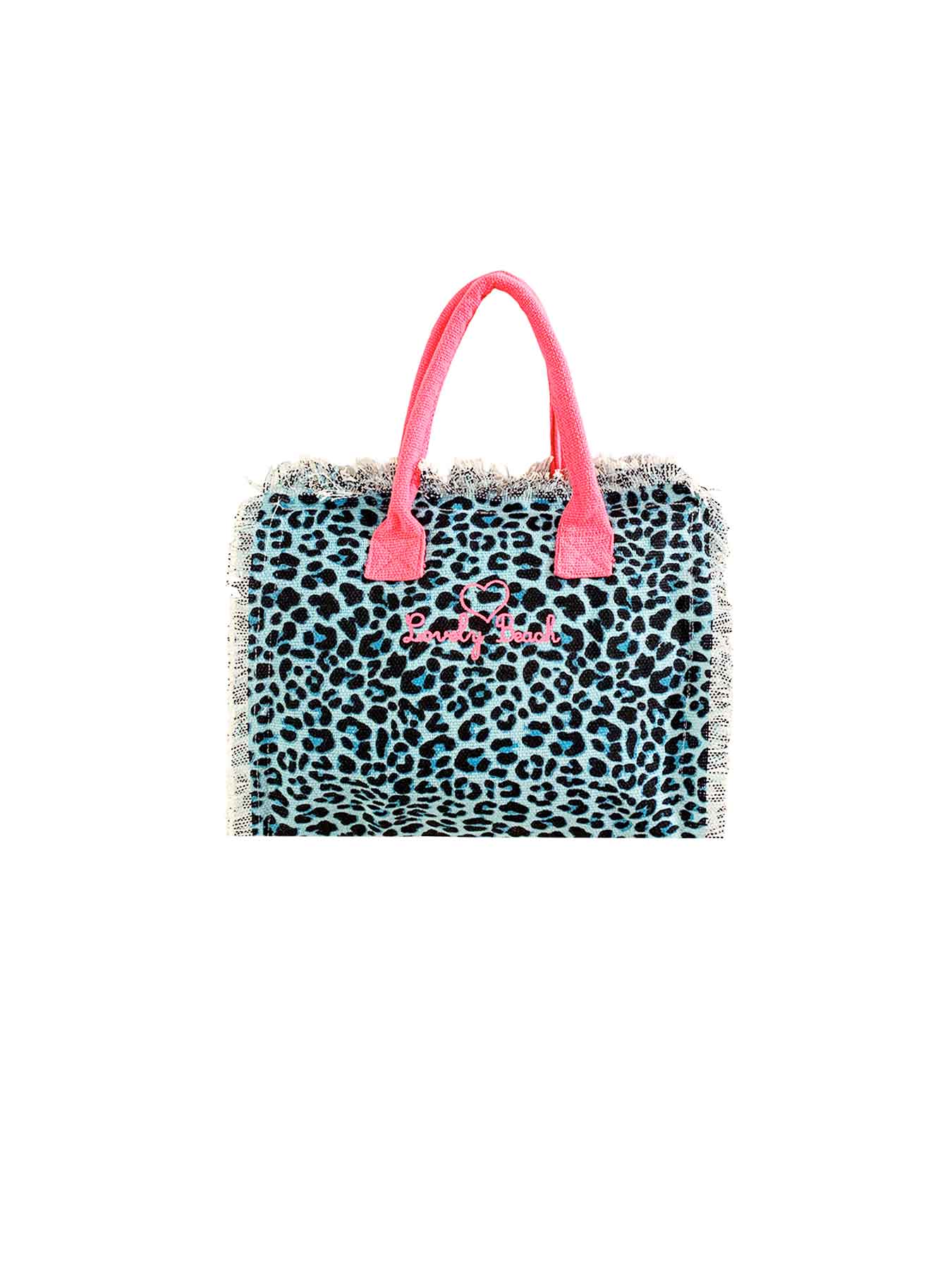 Lovely Beach Borsetta Mare Hand Bag Beach Girl New Leopard Lovely Beach