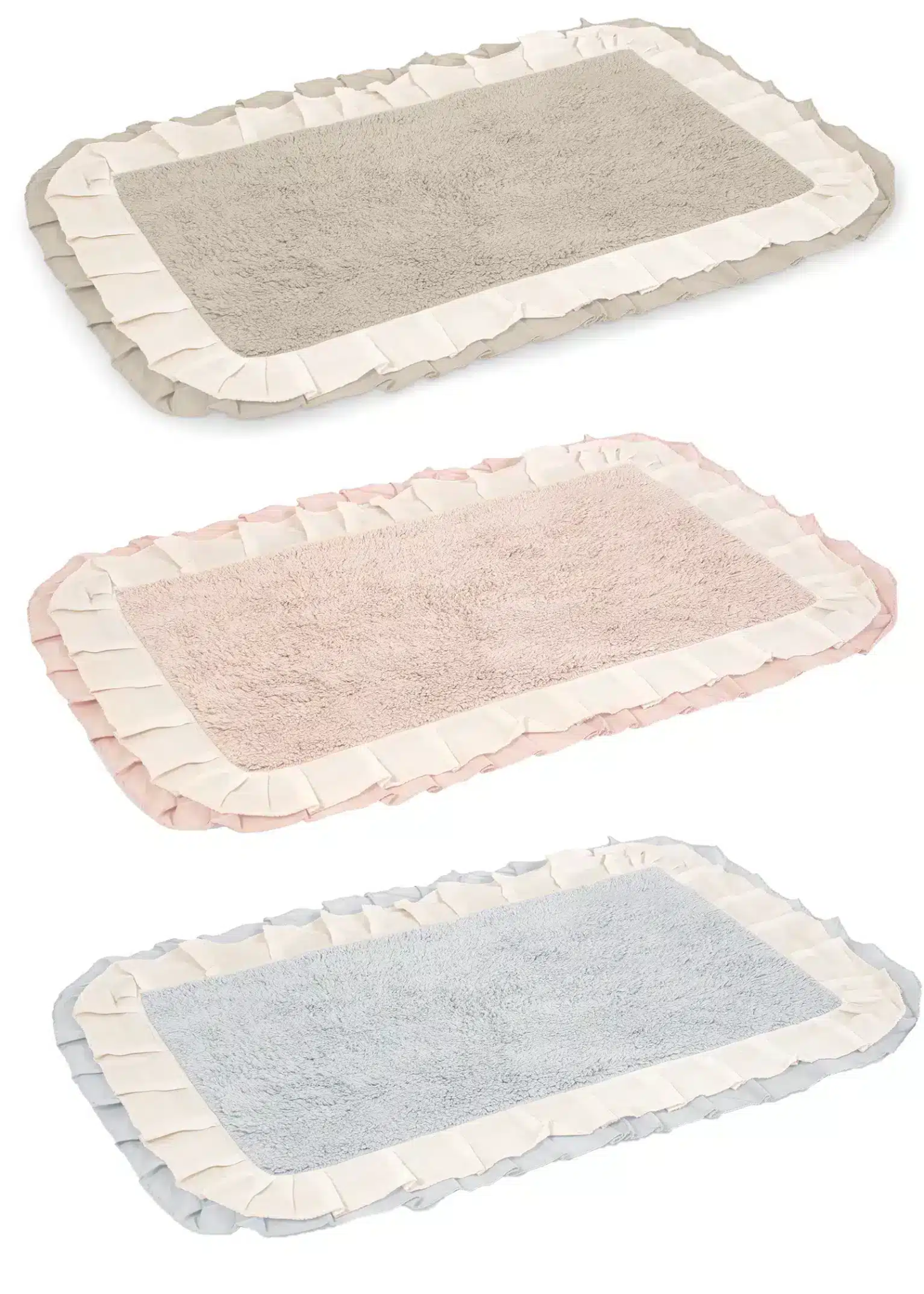 Lovely Shabby Tappeto Rochelle in Cotone 55 x 105 cm Lovely Shabby