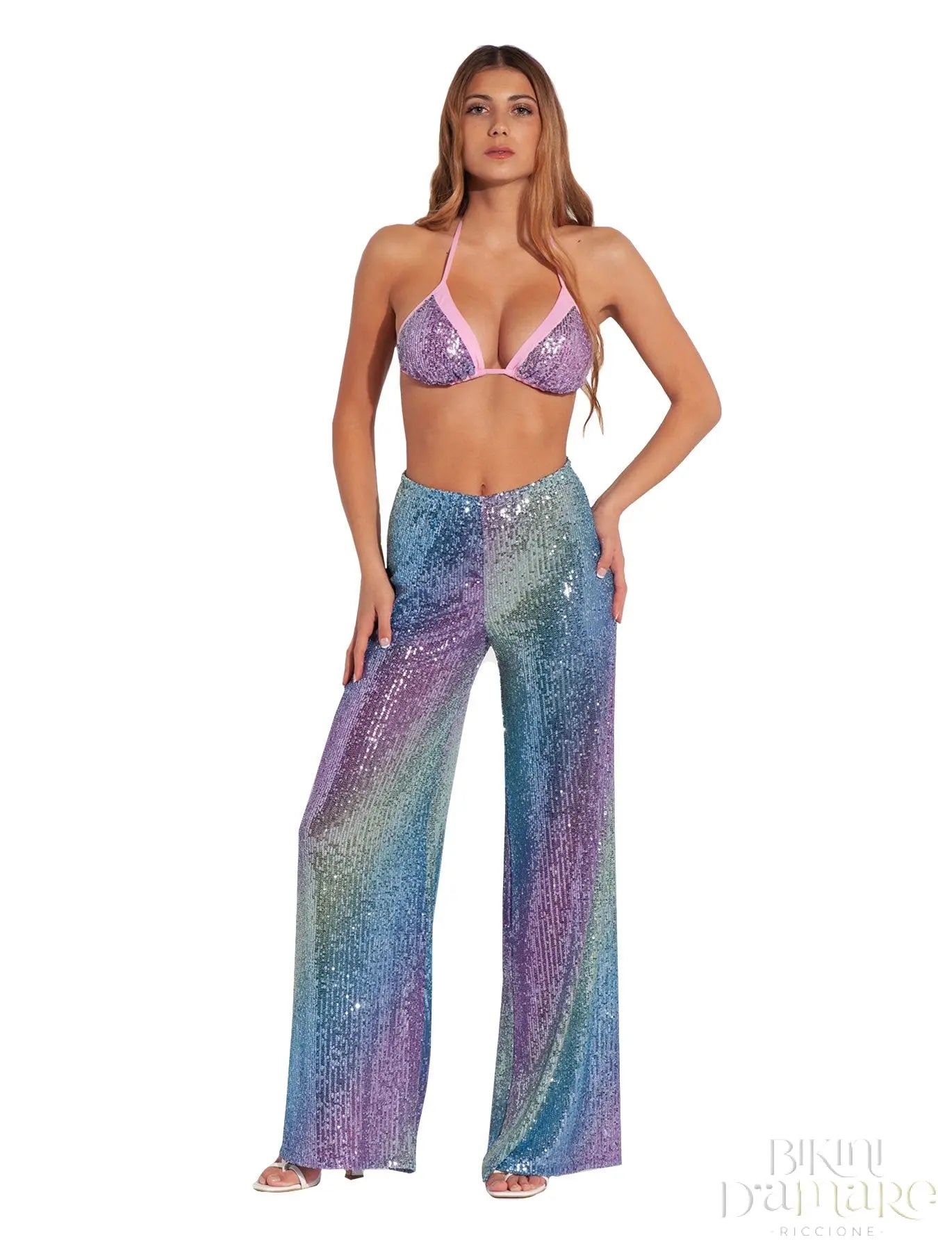 Pantalone Paillettes Mermaid 2Bekini - Bikini D'amare Riccione