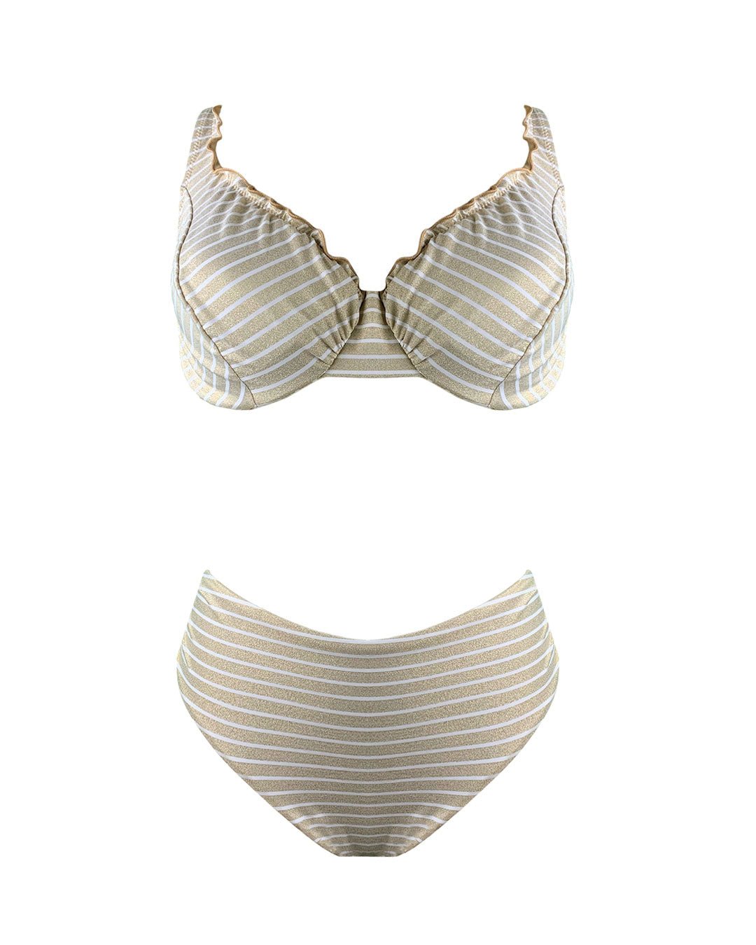 Bikini Ferretto KD Righe Contatti Beachwear