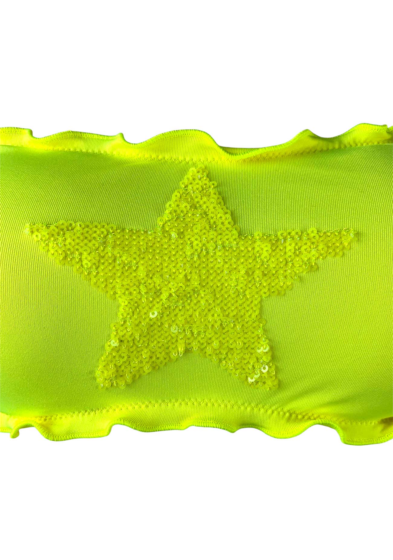 Sunny Beach Bikini Fascia Stella Paillettes Fluo - Scegli il Colore