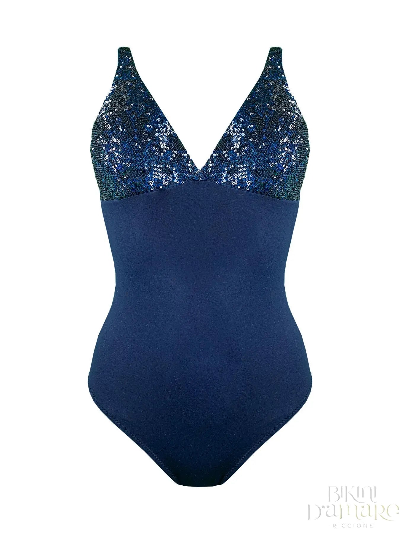 Intero Paillettes Blu Notte - Bikini D'amare Riccione