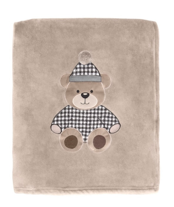 Lovely Shabby Plaid Teddy 130x160 cm Lovely Shabby