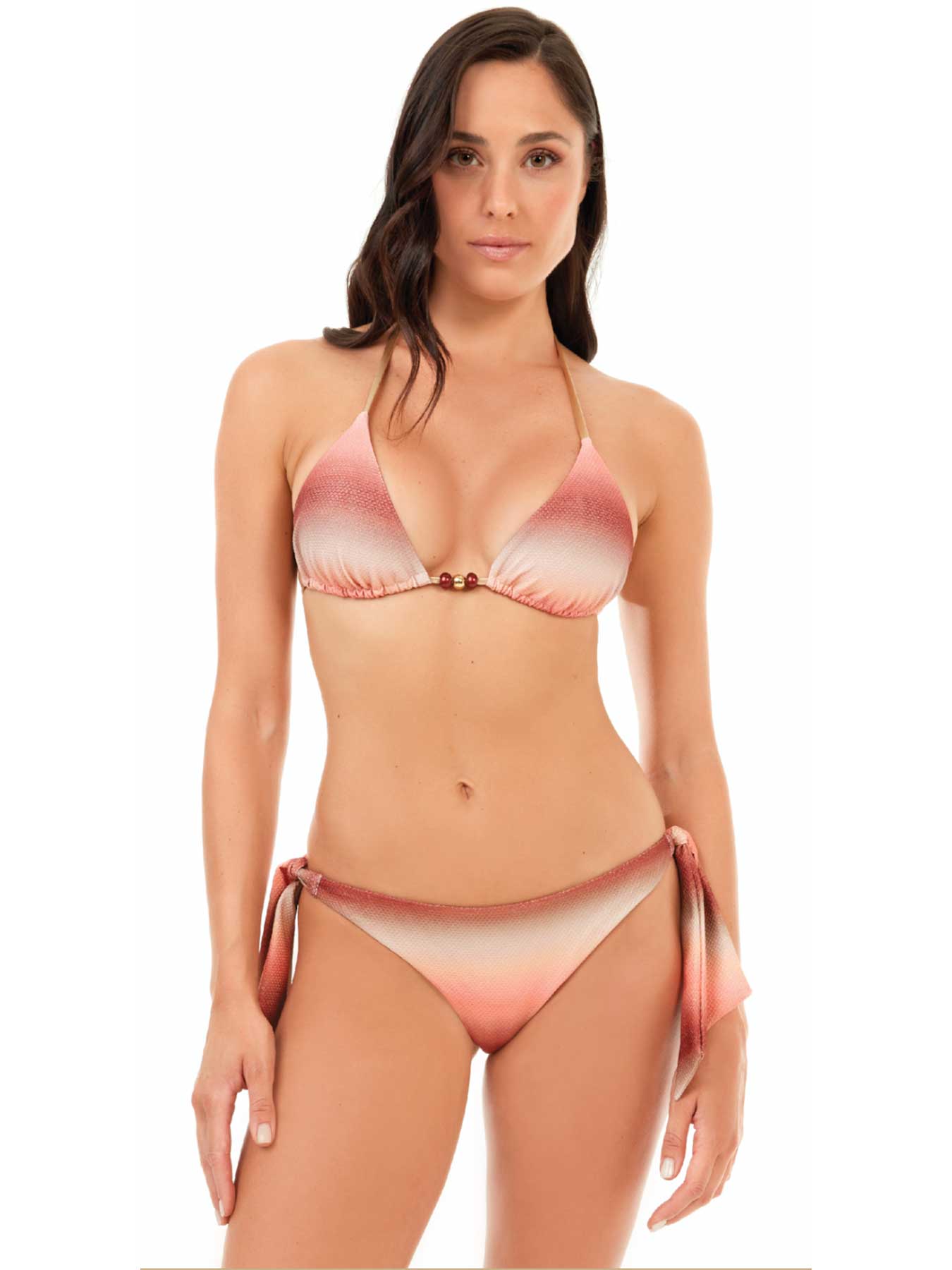 Genius Bikini Triangolo Nuance Rosa Genius Beachwear